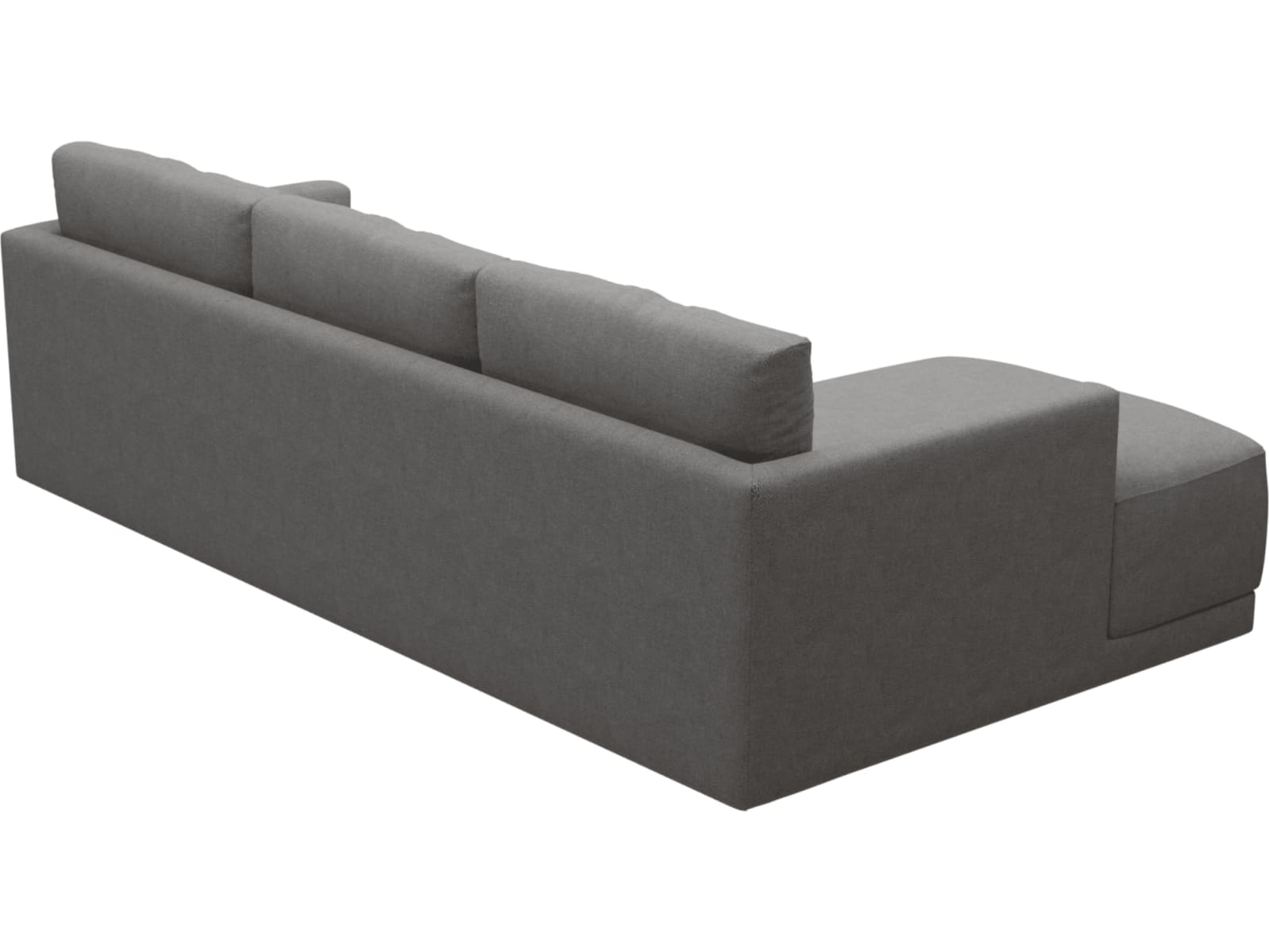Haven Apt California Slate Chaise Sofa color California Slate