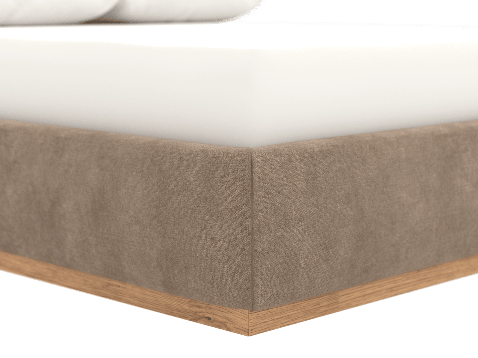 Haven Gas Lift Bed Tribute Walnut Queen color Tribute Walnut