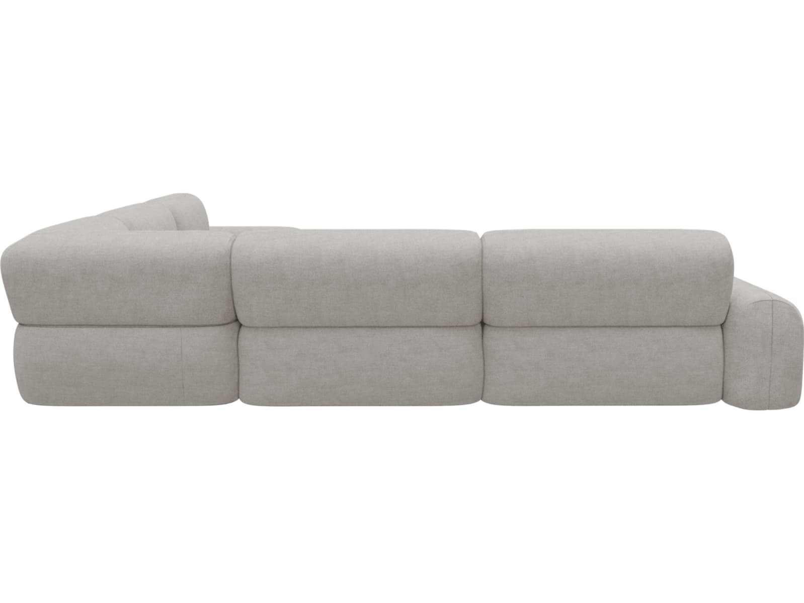 Beckett Avon Mineral Modular Corner Sofa - 7 Piece color Avon Mineral