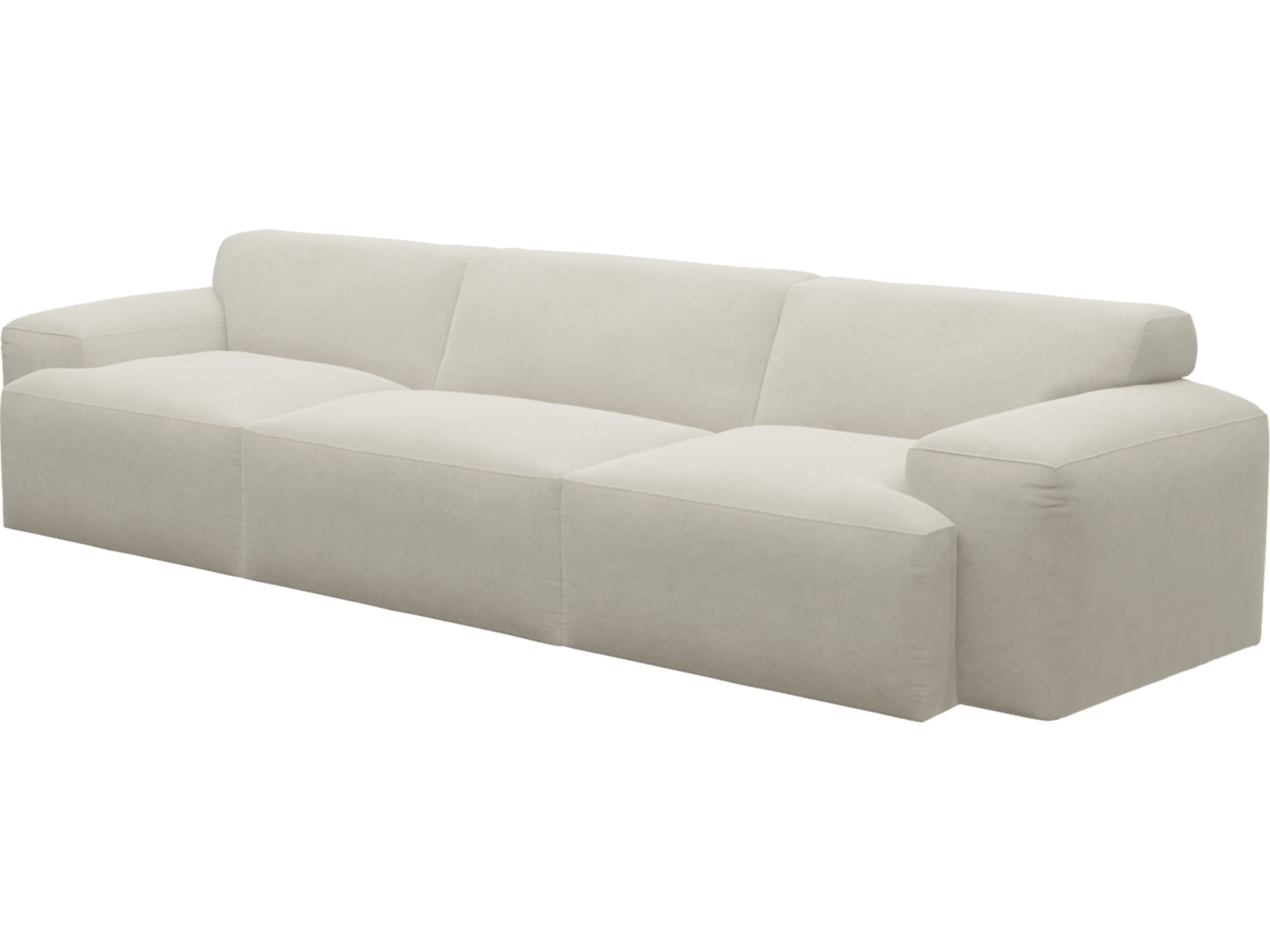 Copenhagen Muse Flax Sofa - 3 Seater color Muse Flax