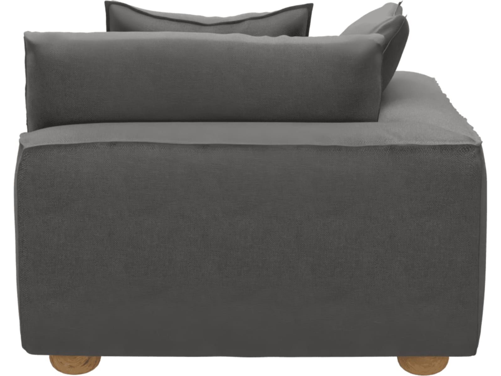 Tully California Slate Chaise Left Arm Facing Module color California Slate