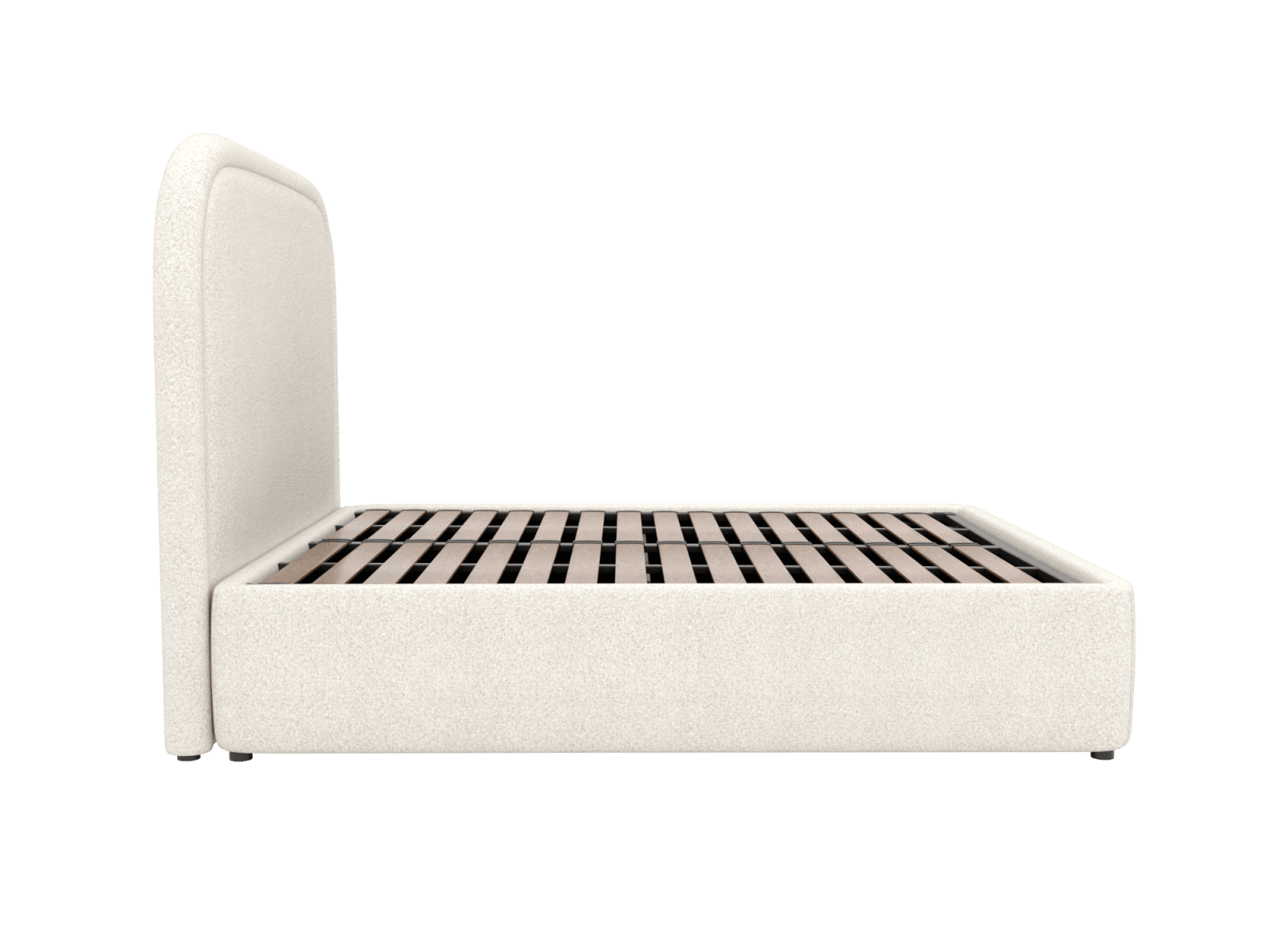 Libby Leo Gas Lift Bed Boucle Ivory color Boucle Ivory