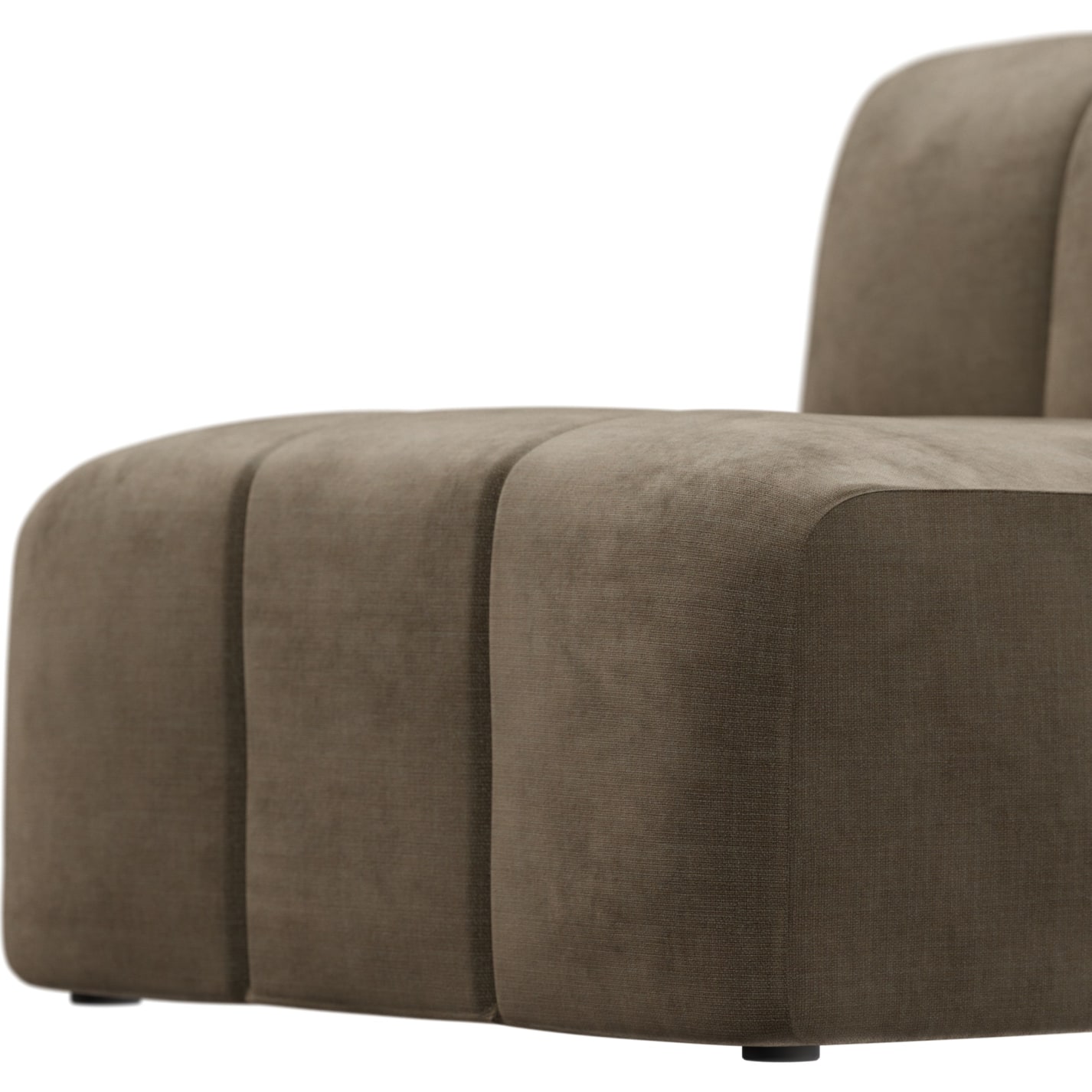 Lucello Tribute Walnut Armless Module color Tribute Walnut