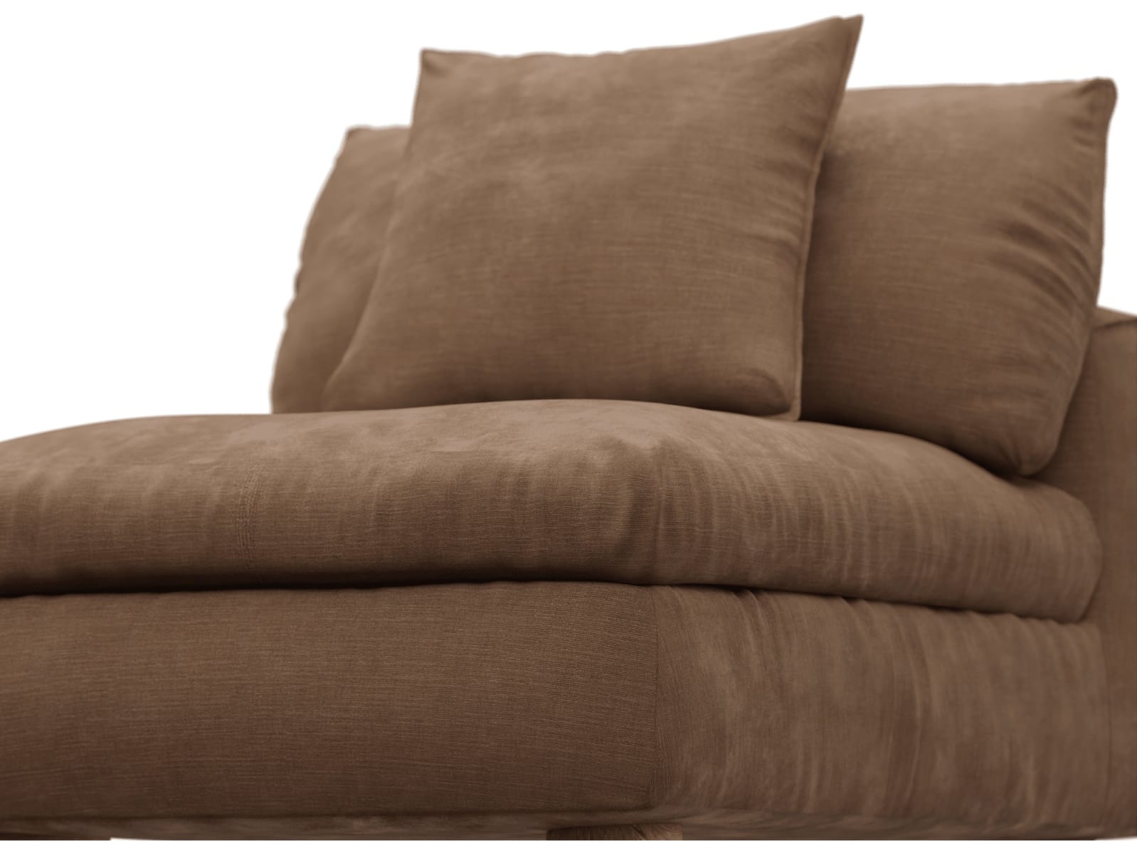 Tully Tribute Chestnut Armless Sofa Chair Module color Tribute Chestnut