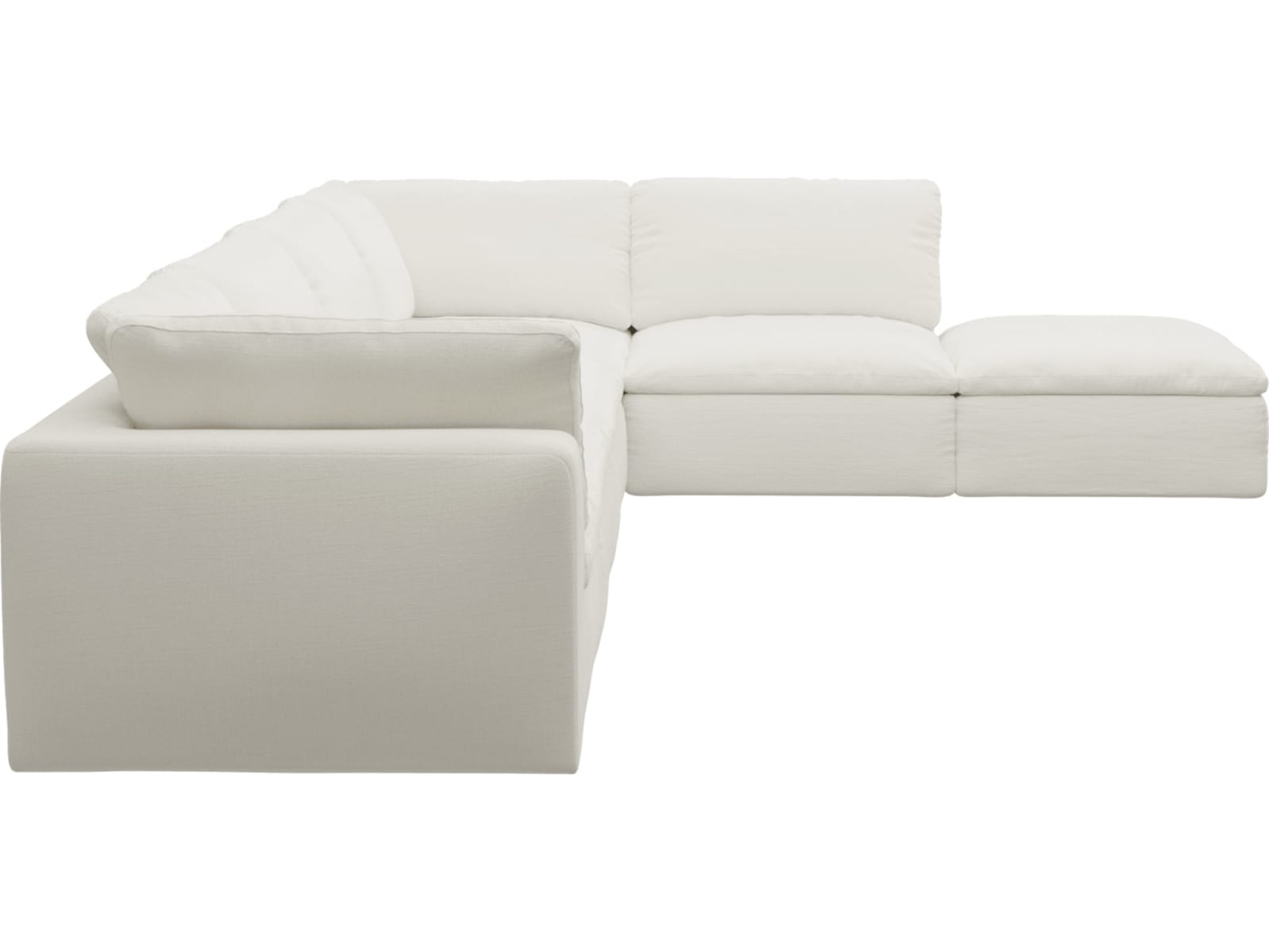 Cloud Deep Tribute Shell Modular Sofa - 6 Piece color Tribute Shell