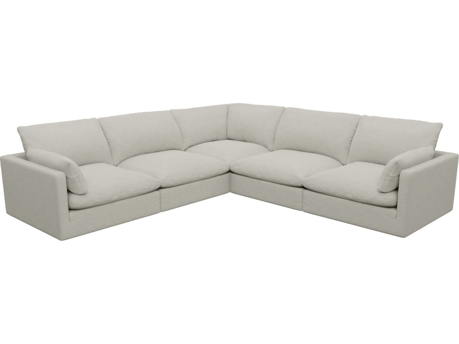 Willow California Ivory Corner Sofa - 5 Seater color California Ivory