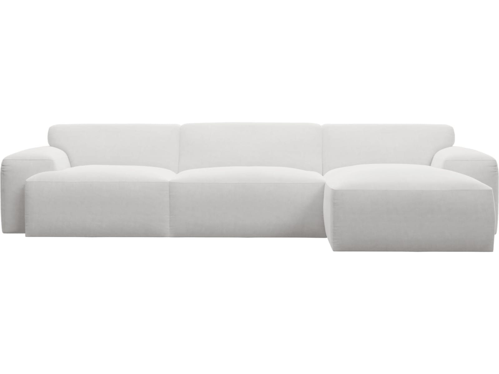 Copenhagen Muse Frost Chaise Sofa - 3 Seater color Muse Frost