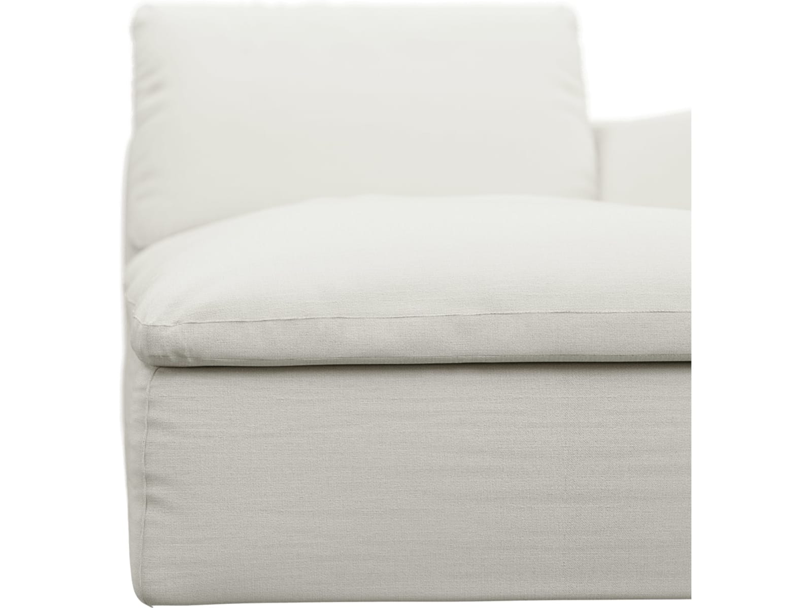 Cloud Deep Chaise Right Module Tribute Shell color Tribute Shell