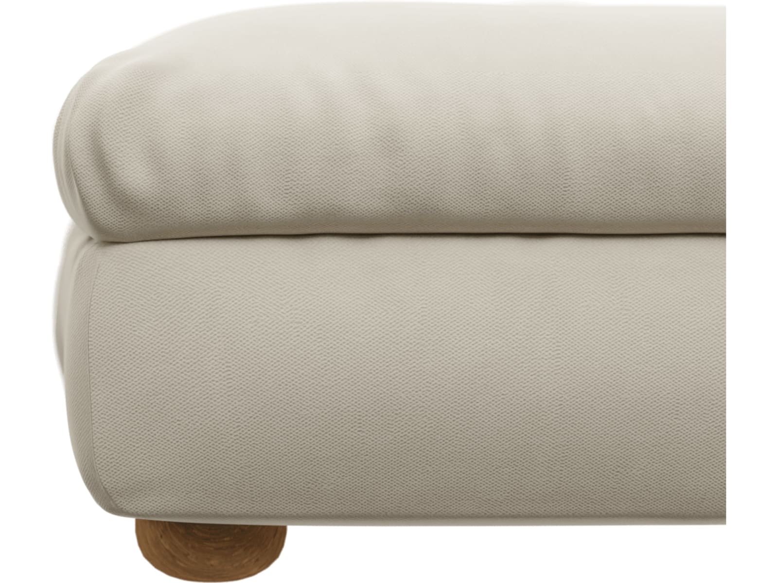 Tully Alpine Mist Ottoman color Alpine Mist
