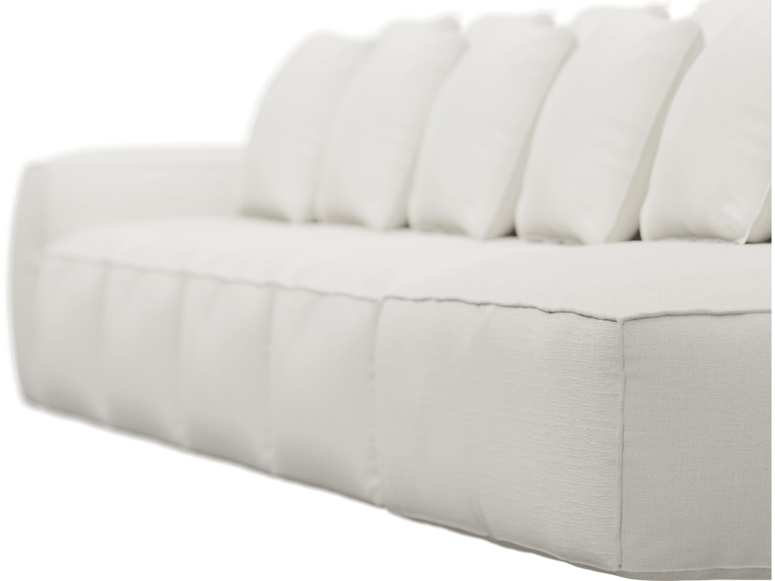 Riley Tribute Ice Modular Sofa - 1x Arm, 4x Armless, 1x Right Terminal color Tribute Ice