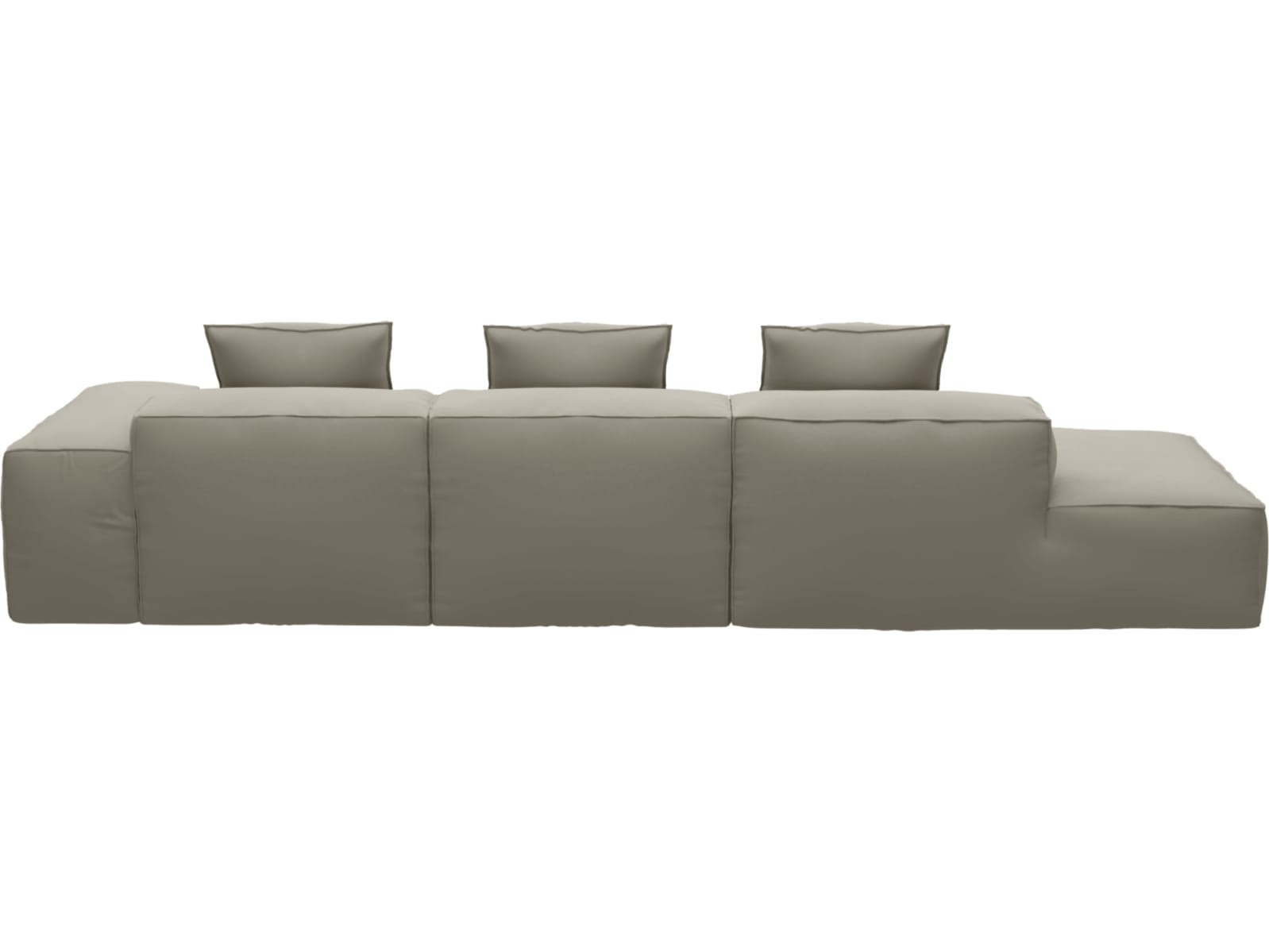 Riley Plaza Natural Modular Sofa - 1x Arm, 2x Armless, 1x Left Terminal color Plaza Natural
