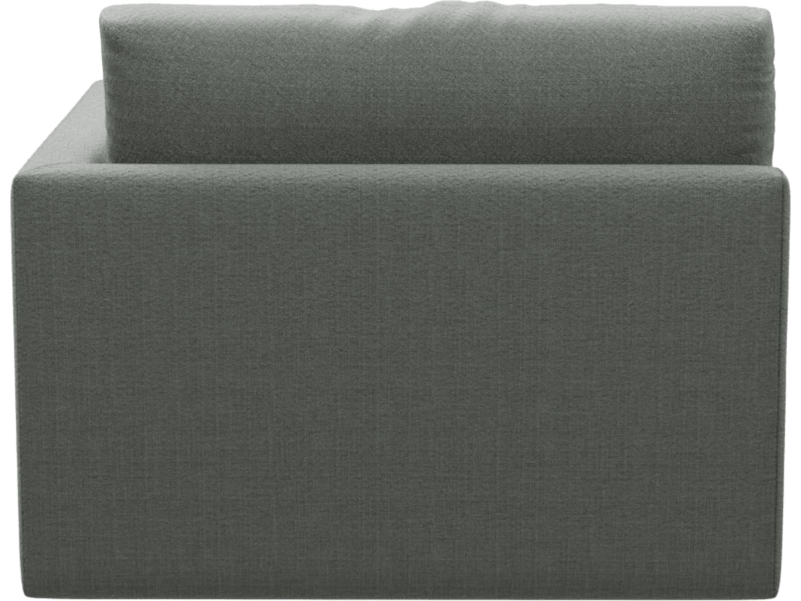 Haven Tribute Storm Right Arm Facing Chair Sofa Module color Tribute Storm