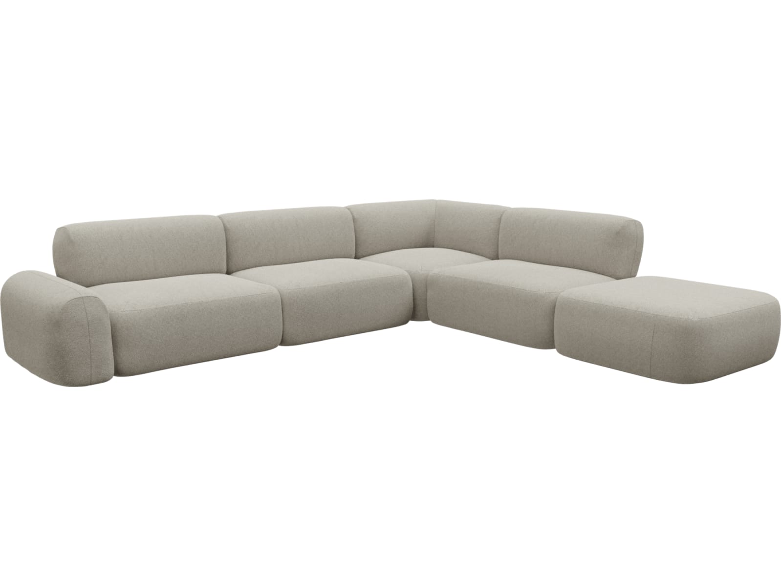 Beckett Noa Desert Modular Sofa - 6 Piece color Noa Desert