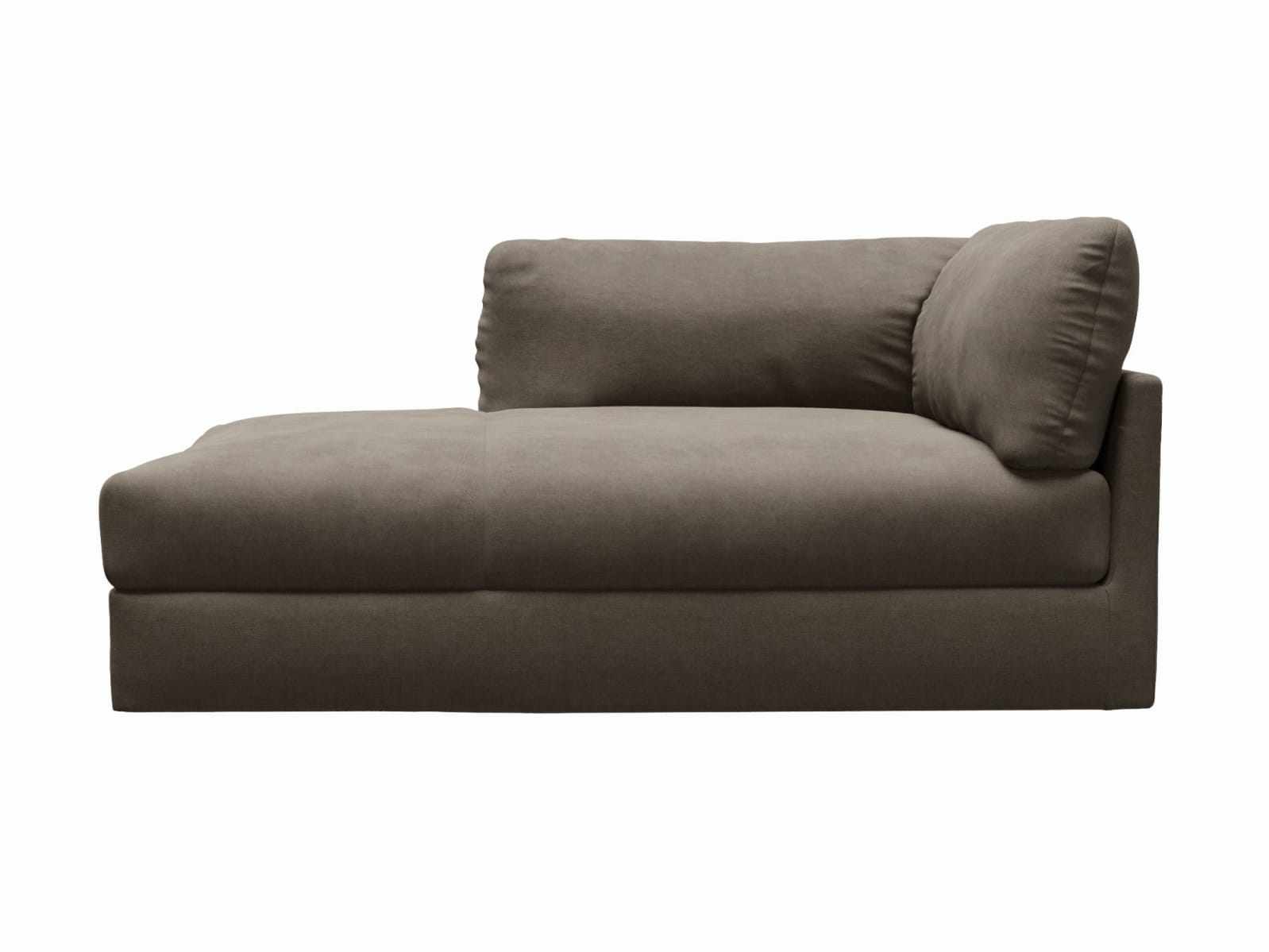 Finley Muse Mink Left Arm Facing Chaise Module color Muse Mink