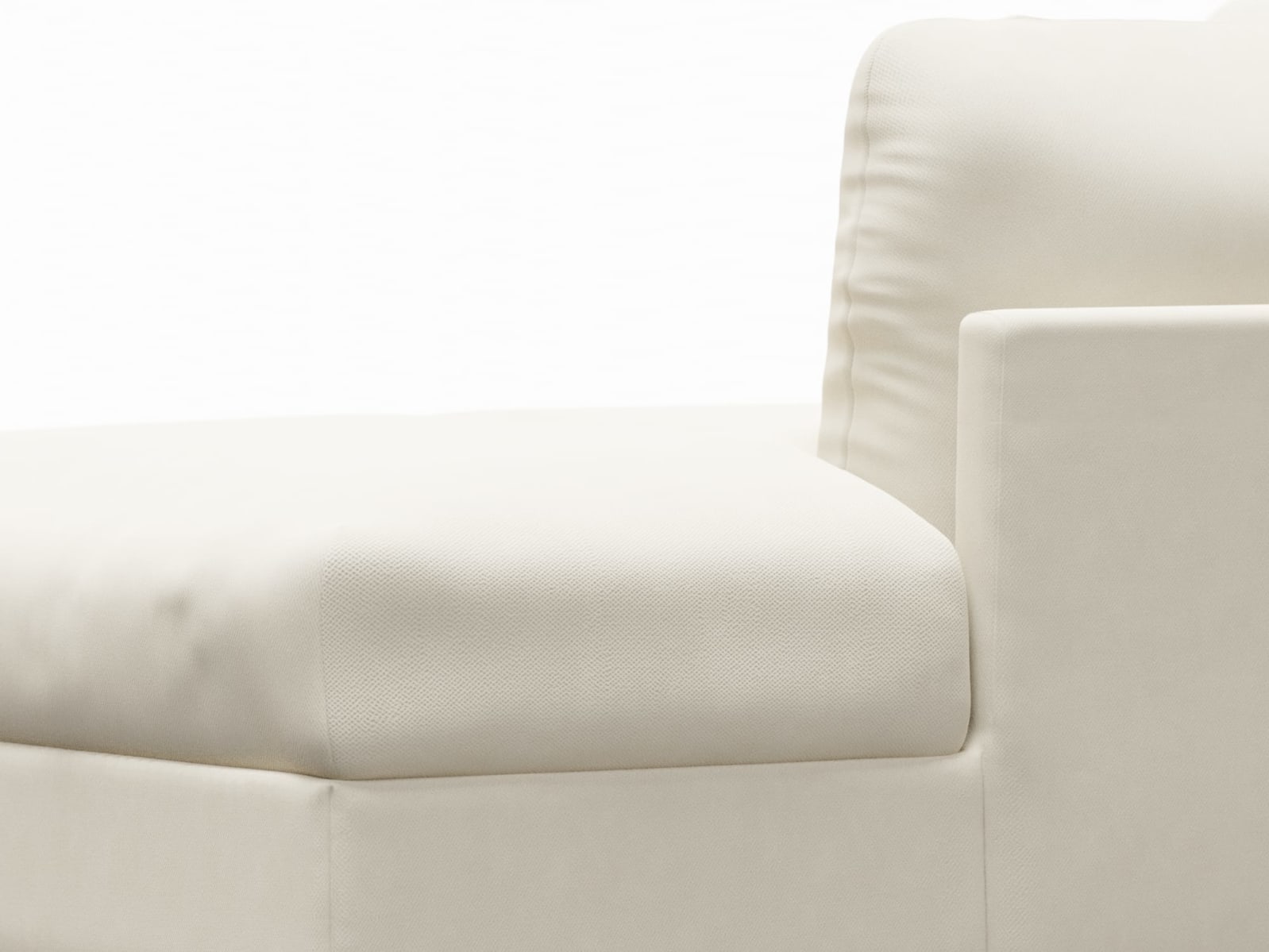 Finley Alpine Mist Right Arm Facing Chaise Module color Alpine Mist