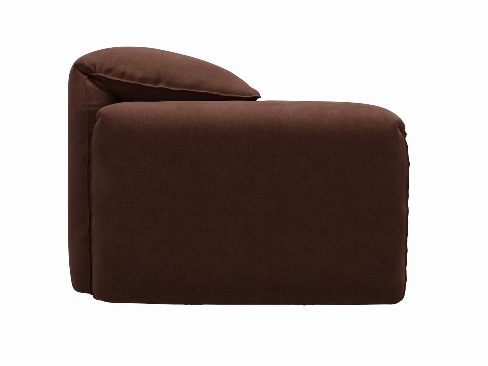 Clarence Muse Rust Sofa - 4 Seater color Muse Rust
