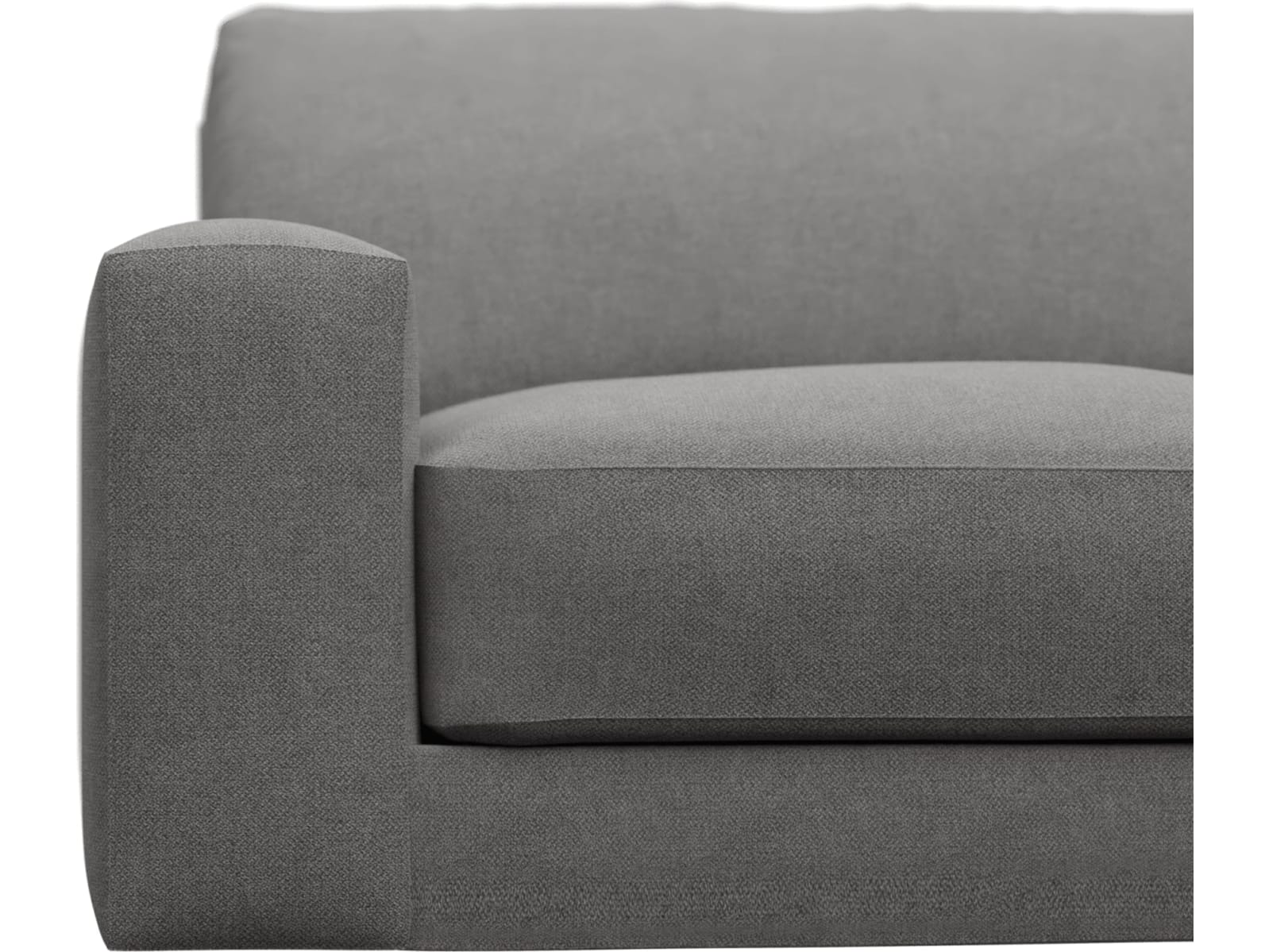 Monica California Slate Left Arm Facing Chair Module color California Slate