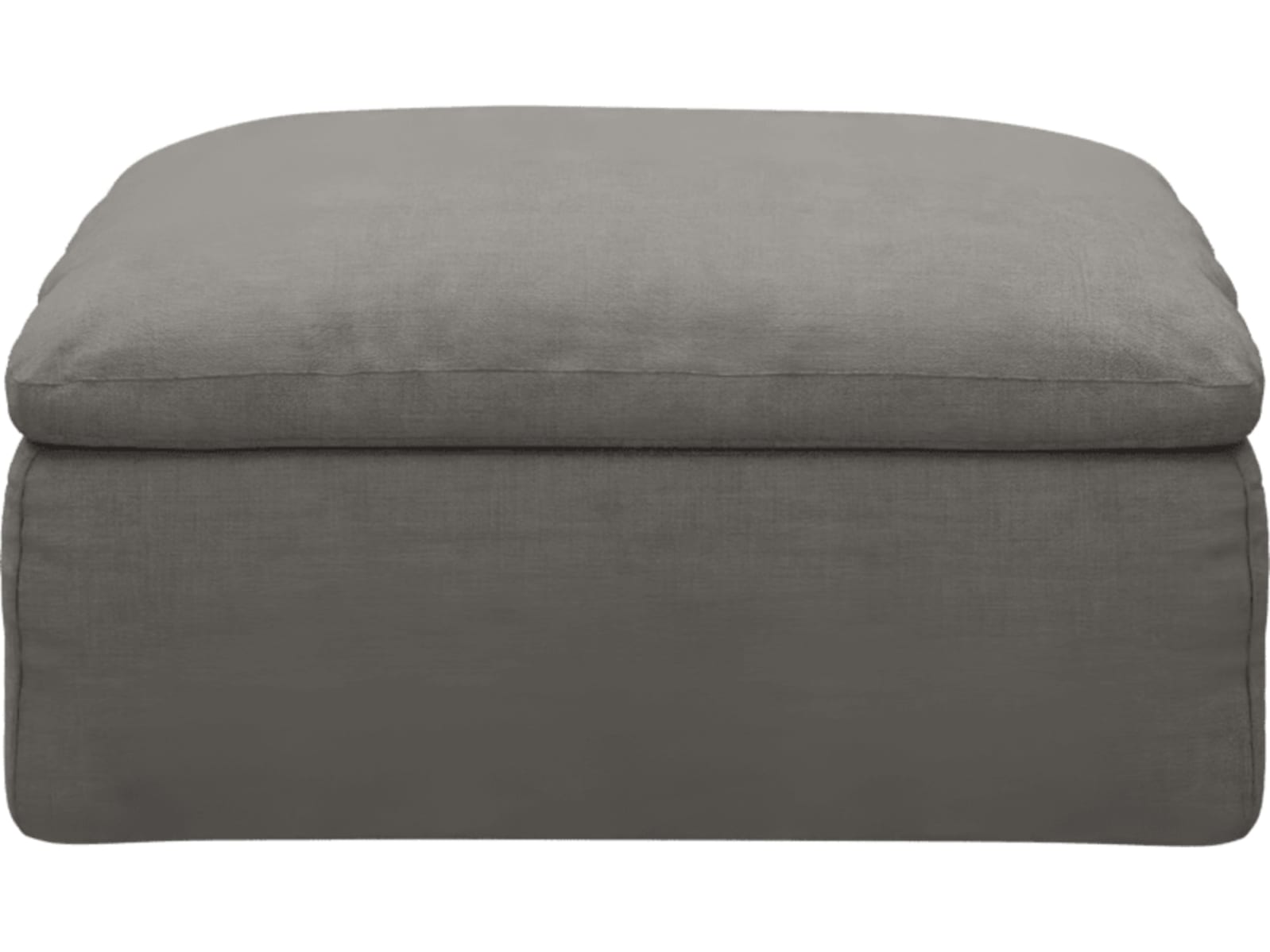 Cloud Deep Isla Soft Grey Ottoman color Isla Soft Grey