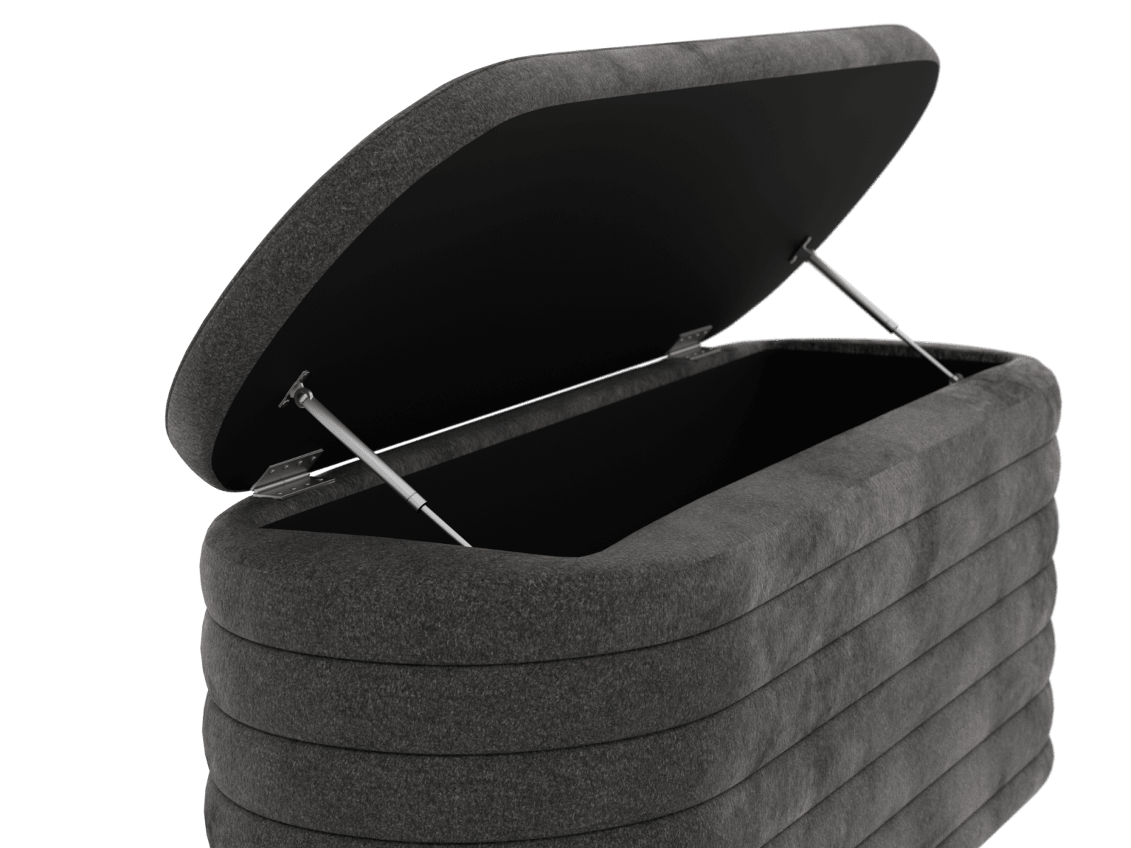 Topia Blanket Box California Charcoal color California Charcoal