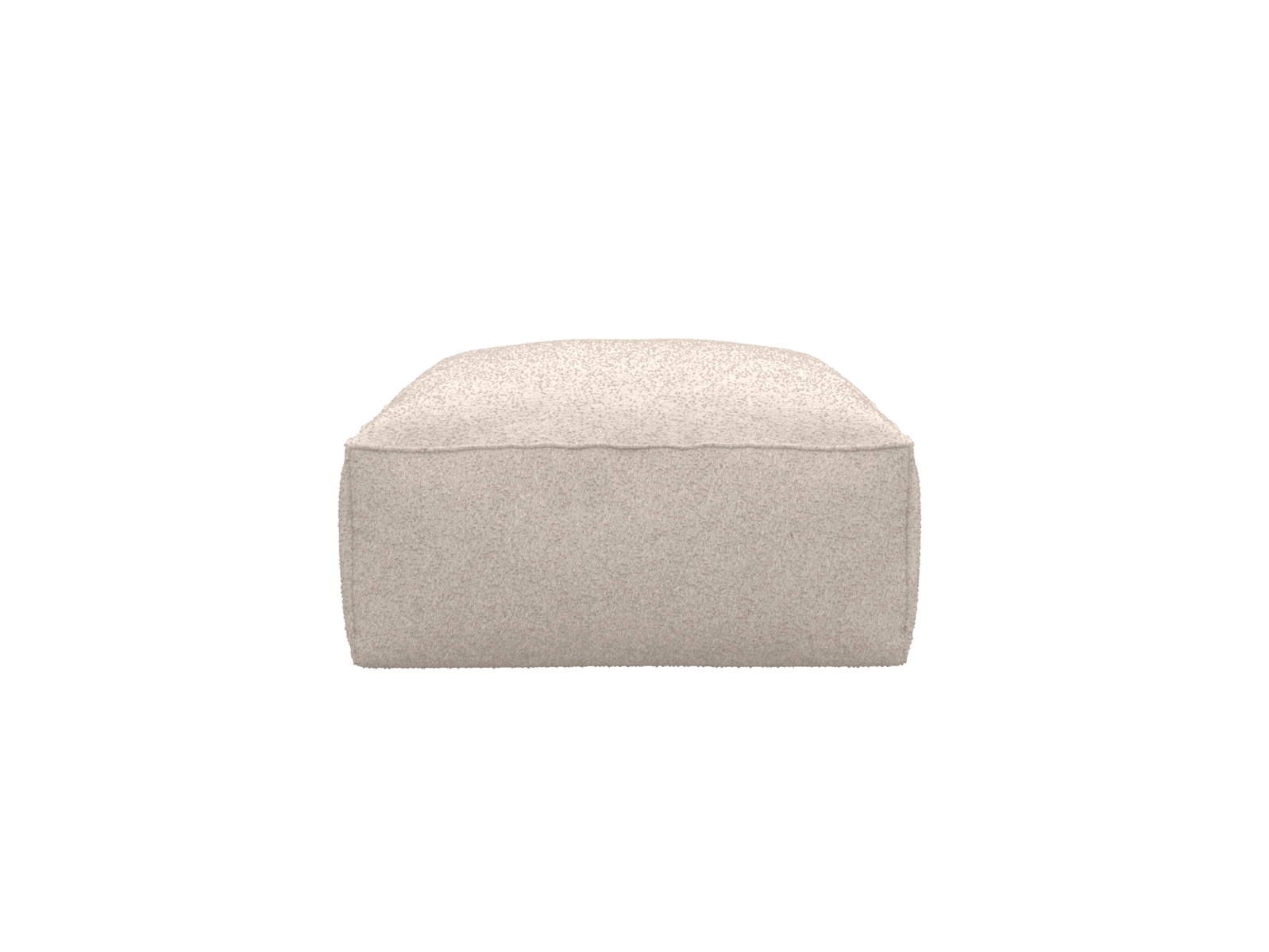 Riley Boucle Pumice Big Ottoman color Boucle Pumice