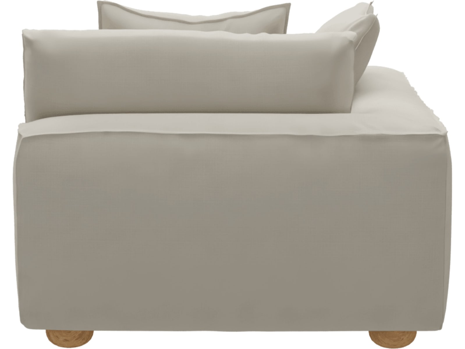 Tully Toorak Pearl Chaise Left Arm Facing Module color Toorak Pearl