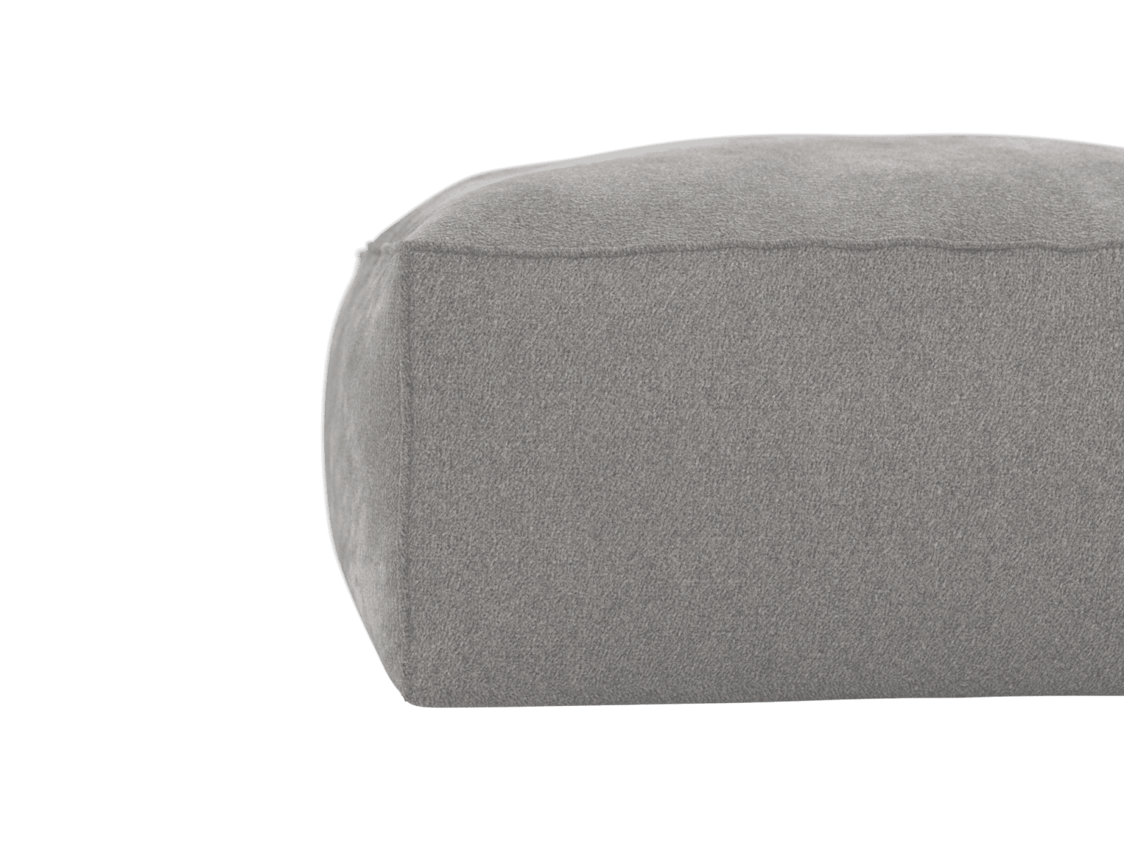 Riley Toorak Pebble Ottoman - Small color Toorak Pebble