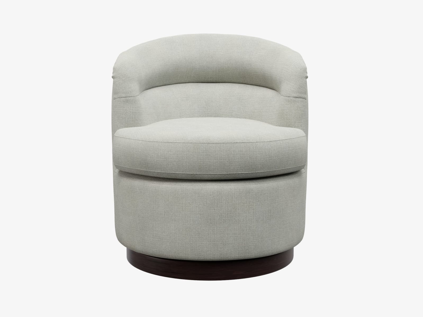 Penelope Swivel Chair Toorak Pebble color Toorak Pebble