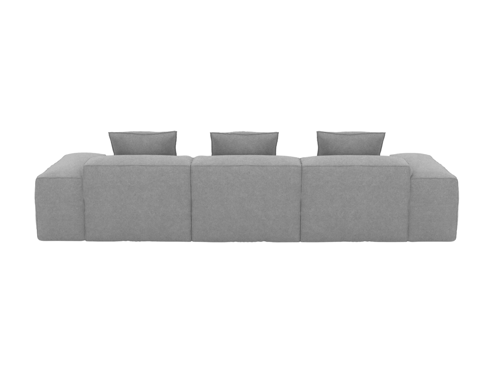 Riley California Slate Modular Chaise Sofa - 3 Seater color California Slate