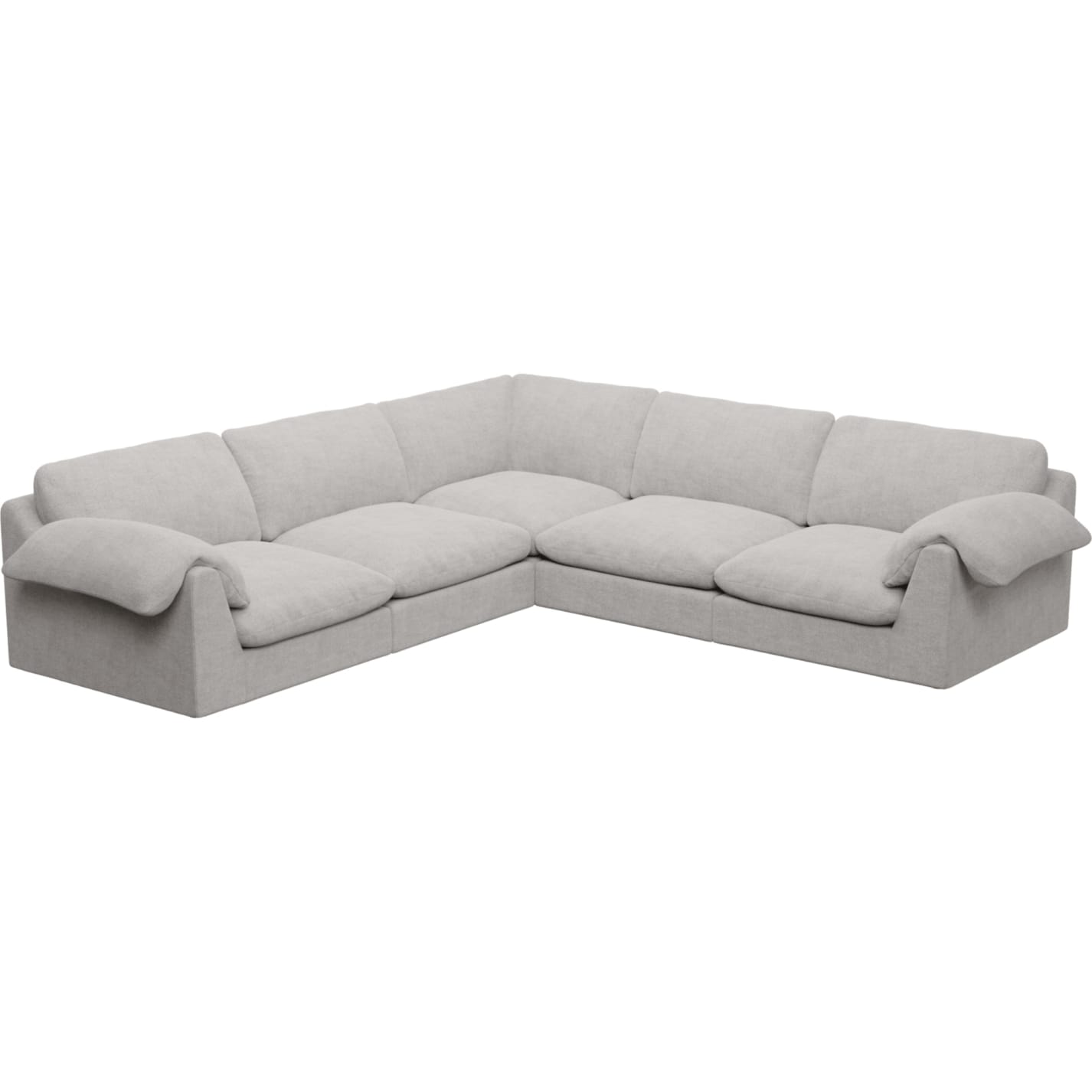 Ludlow Avon Mineral Corner Sofa - 5 Seater color Avon Mineral