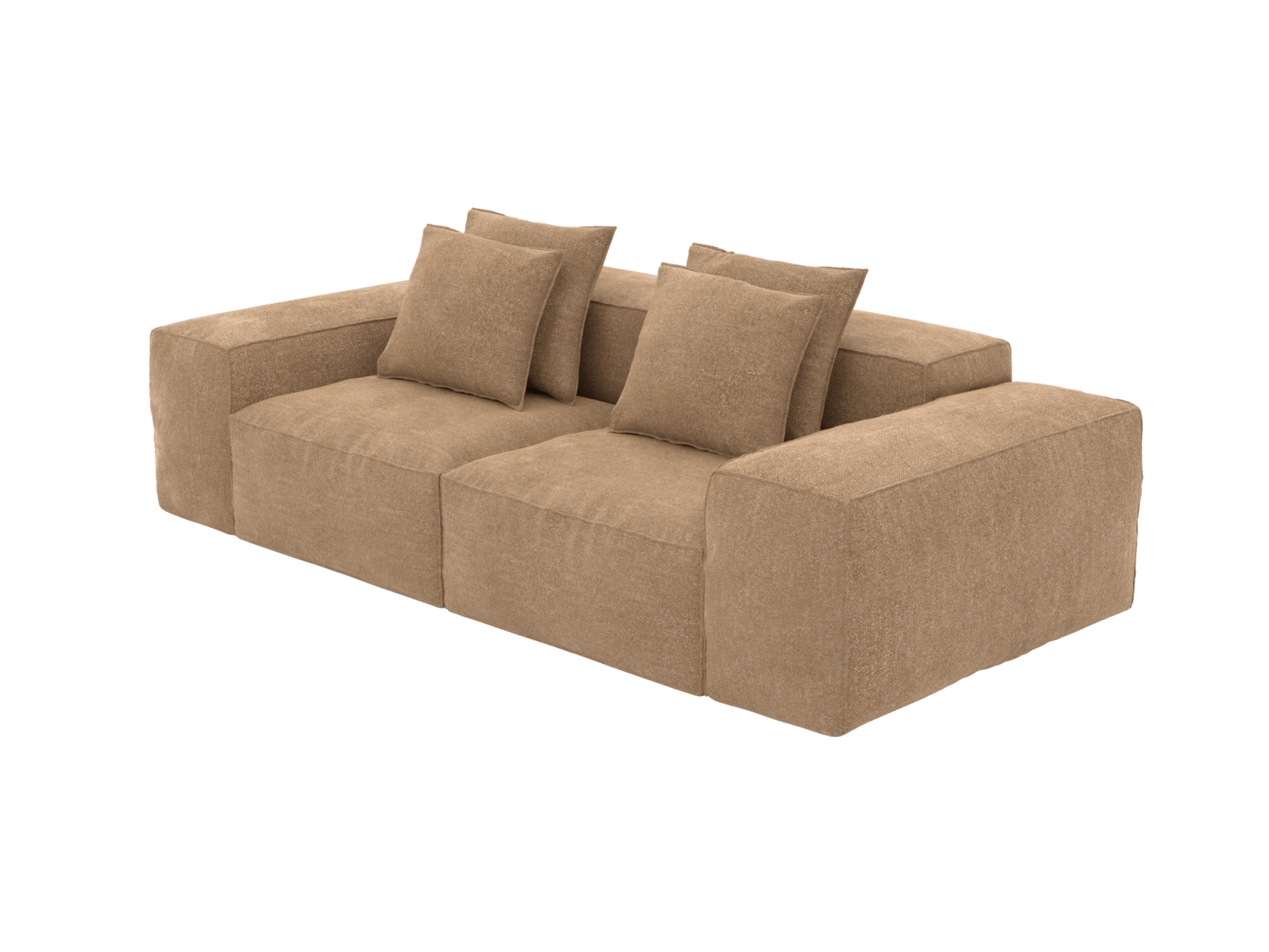Riley Avon Honey Modular Sofa - 2 Seater color Avon Honey