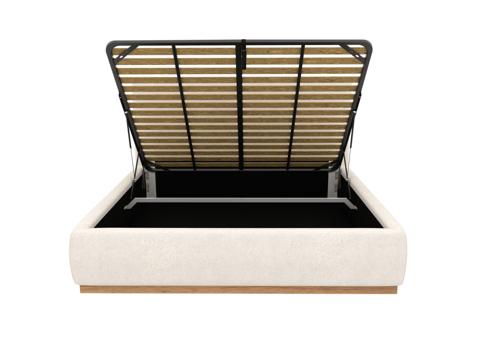 Haven Gas Lift Bed Noa Fog King color Noa Fog
