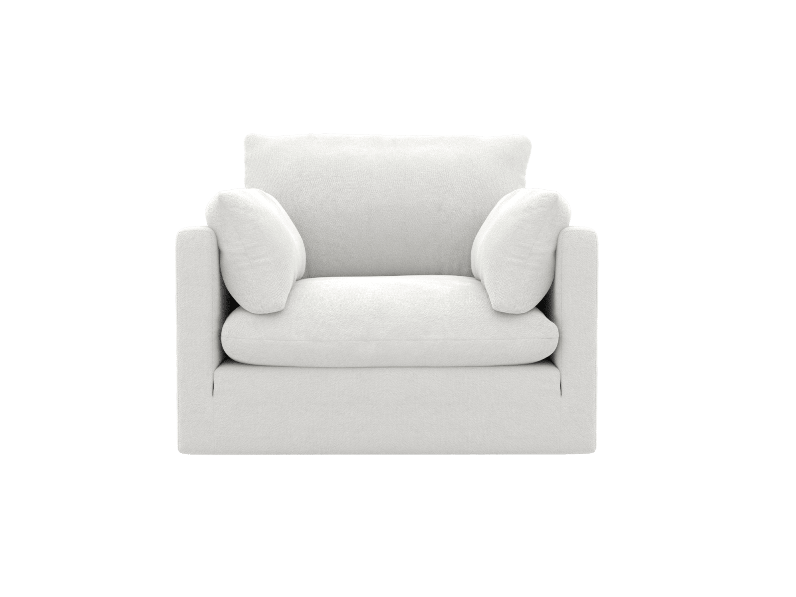 Willow Muse Frost Armchair color Muse Frost