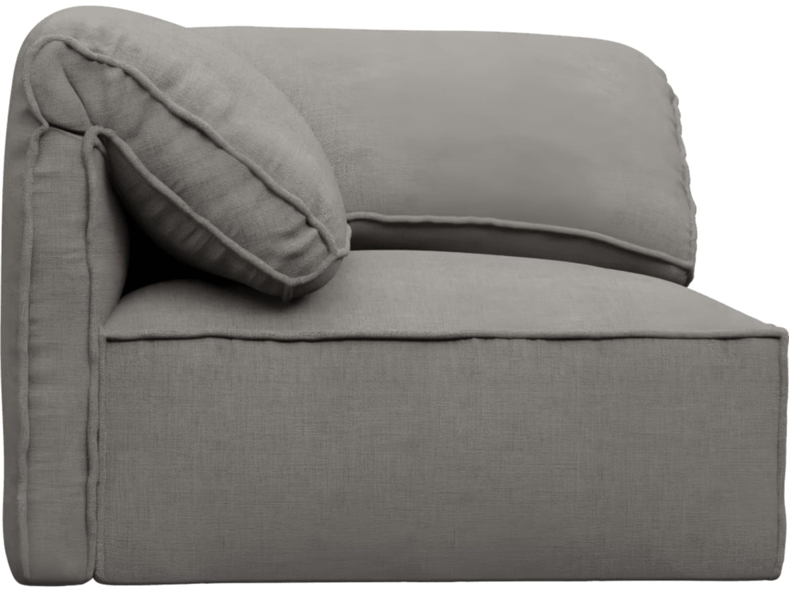 Kai Isla Soft Grey Universal Corner Module color Isla Soft Grey