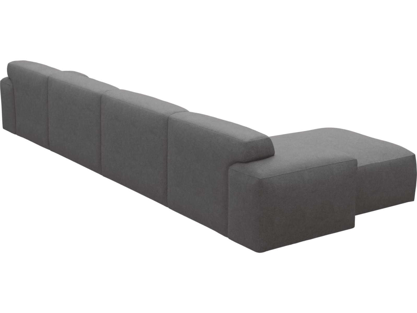 Copenhagen California Slate Chaise Sofa - 4 Seater color California Slate