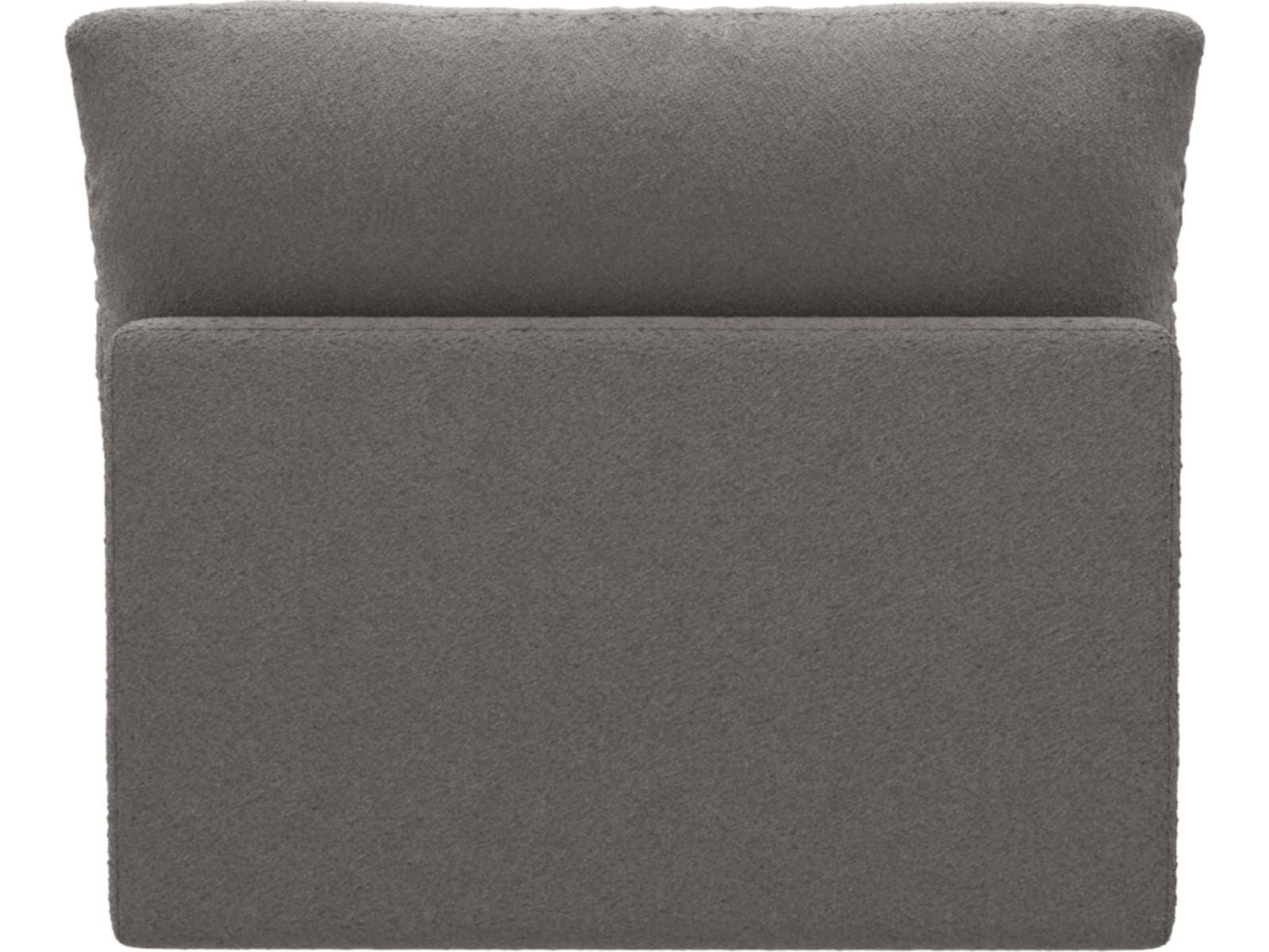 Willow Boucle Pumice Armless Sofa Module color Boucle Pumice