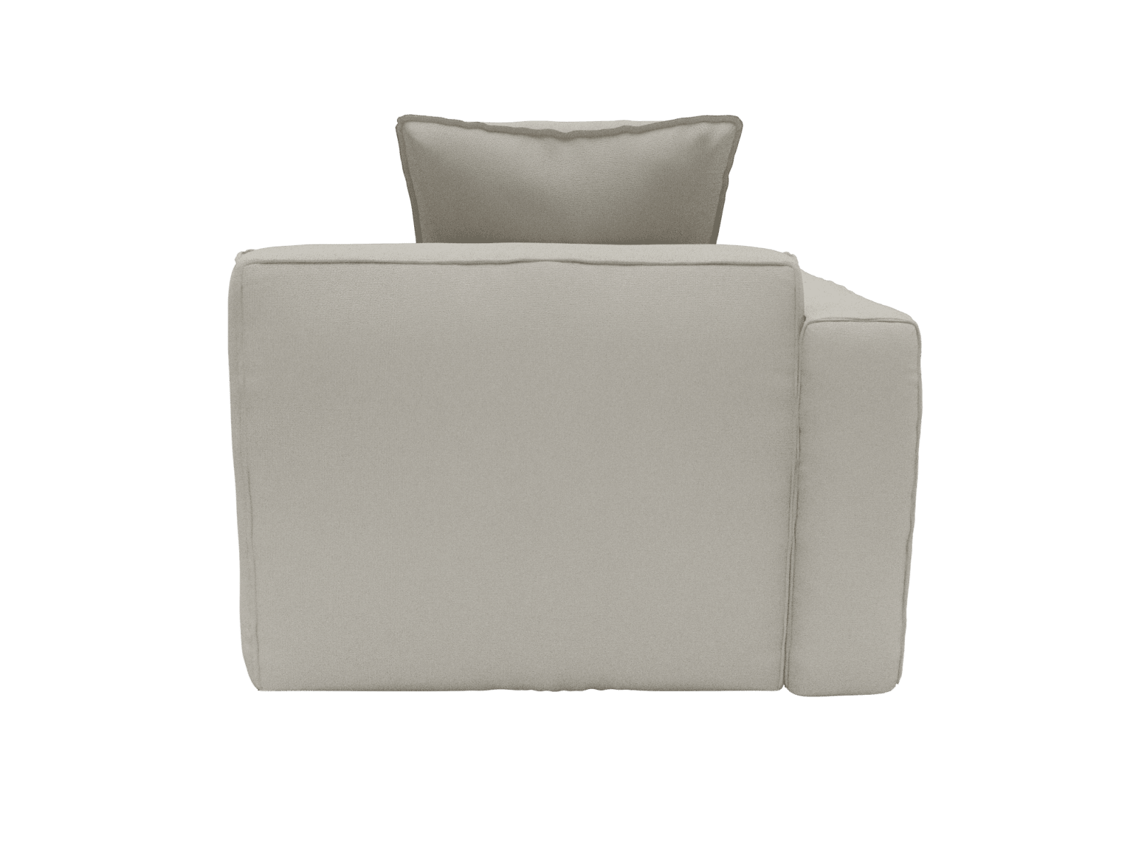 Riley Apt View Cream Left Arm Facing Chair Module color View Cream