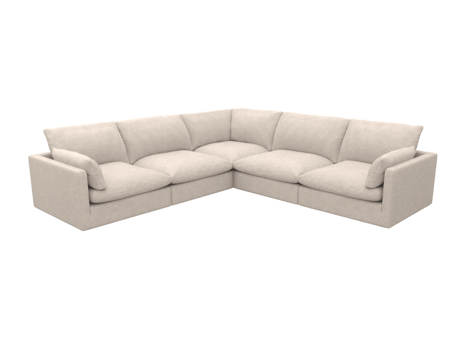 Willow Noa Desert Corner Sofa - 5 Seater color Noa Desert