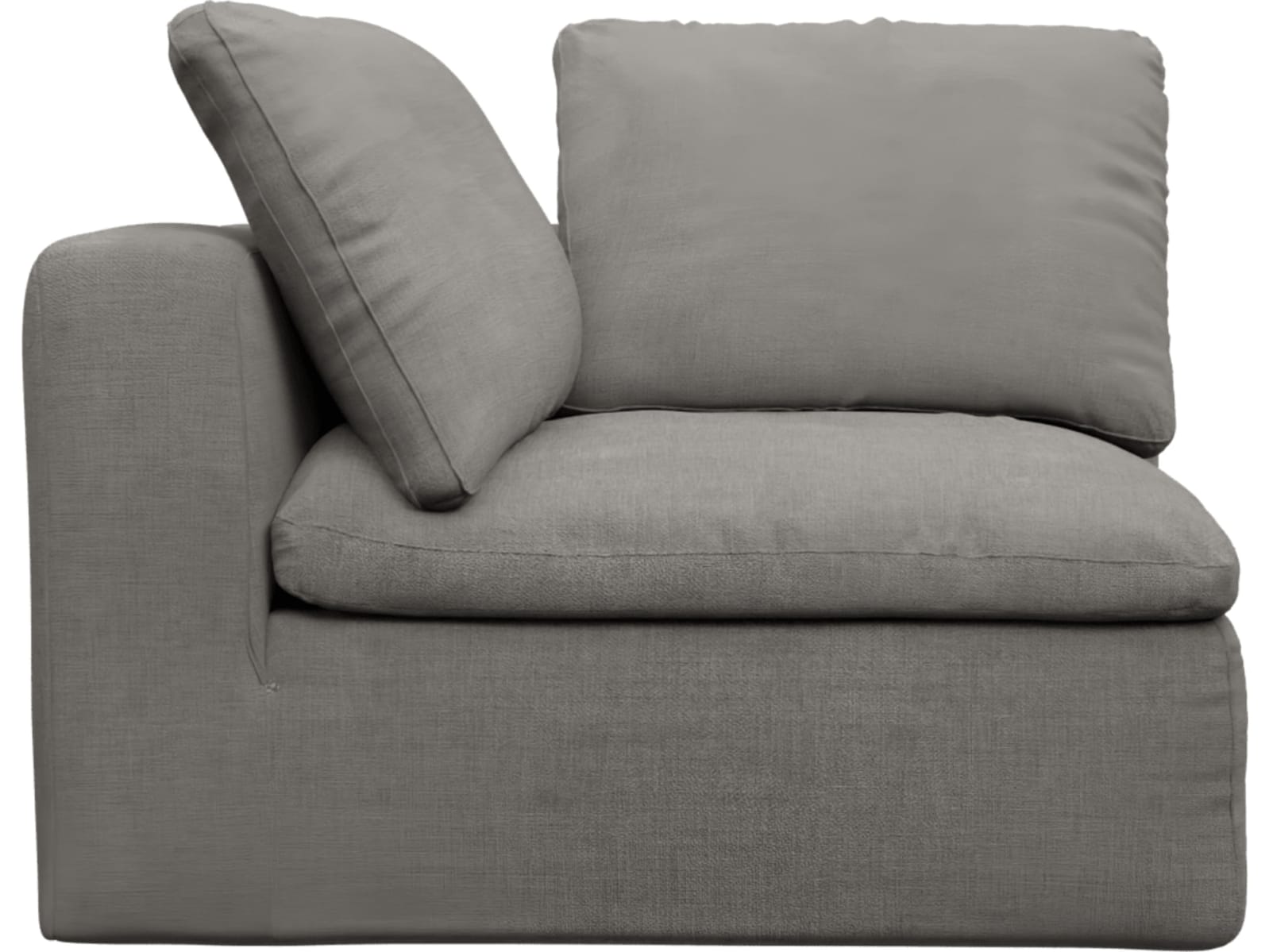 Cloud Deep Corner Module Isla Soft Grey color Isla Soft Grey