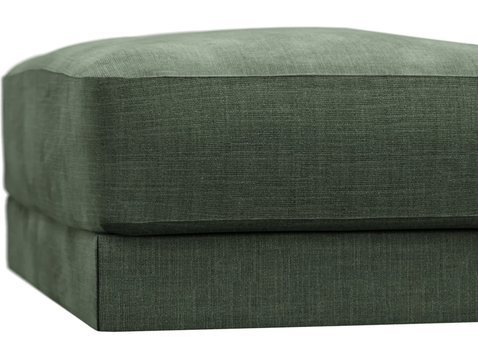 Monica Tribute Dark Jade Ottoman color Tribute Dark Jade