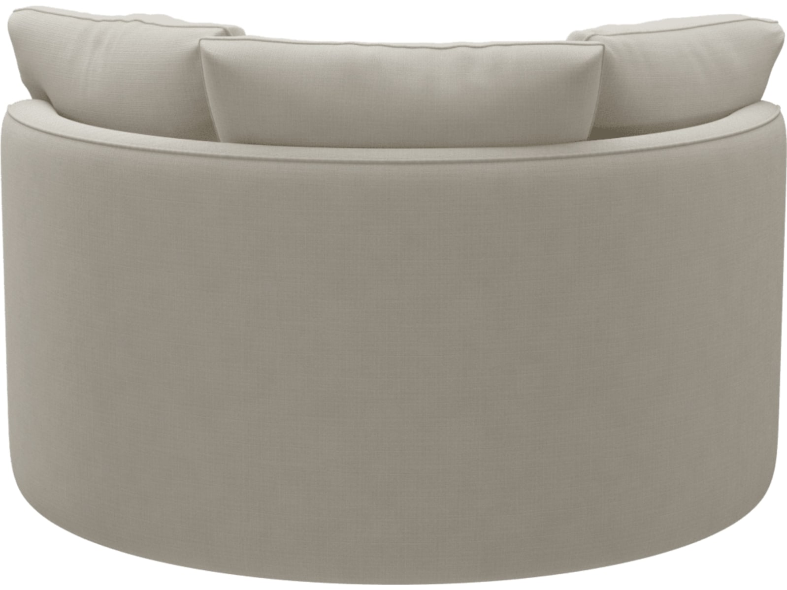 Adore Toorak Pearl Swivel Chair color Toorak Pearl