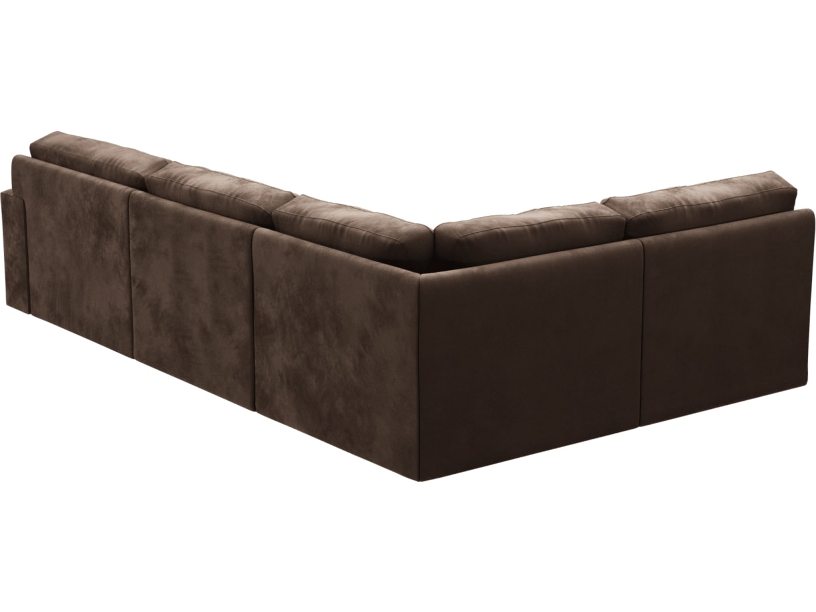 Monica Muse Chocolate Sofa - 4 Seater LAF Terminal color Muse Chocolate