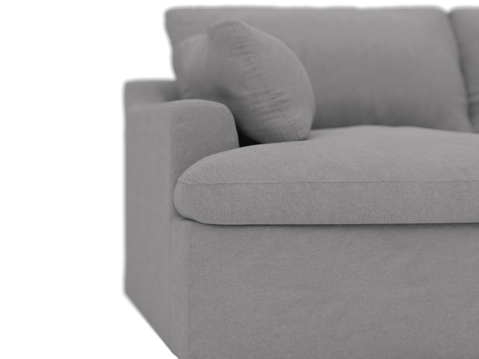Retreat View Steel Modular Sofa - 4 Piece color View Steel
