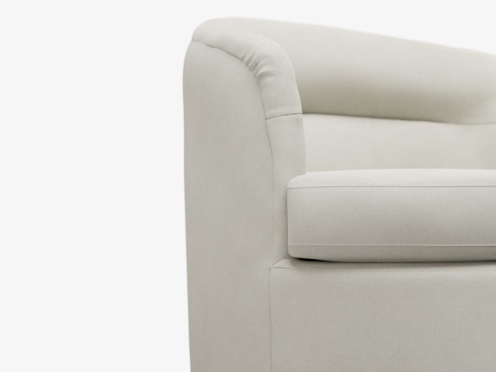 Penelope Swivel Chair California Ivory color California Ivory