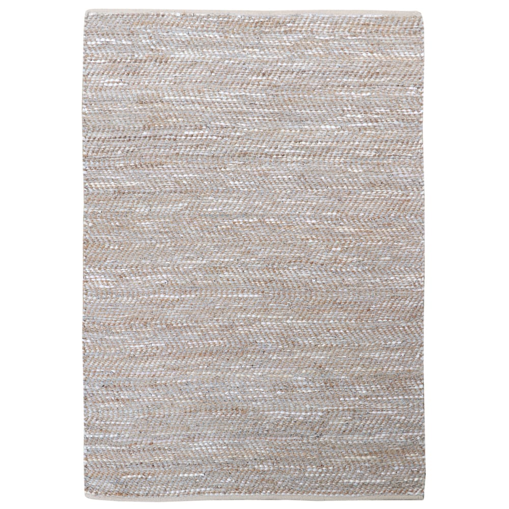 Meknes Rug - Leather color Leather