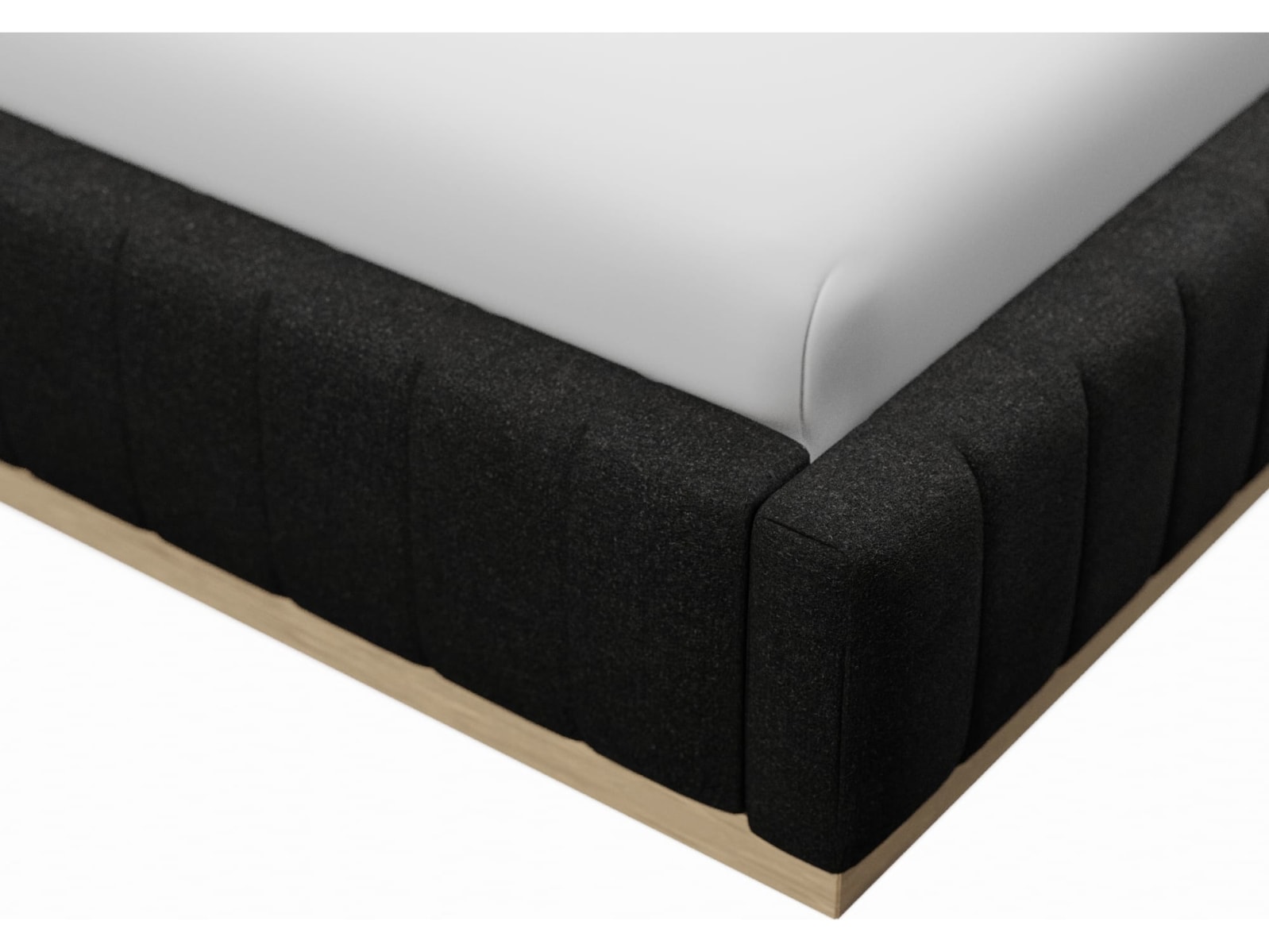 Brentwood Gas Lift Bed California Charcoal color California Charcoal