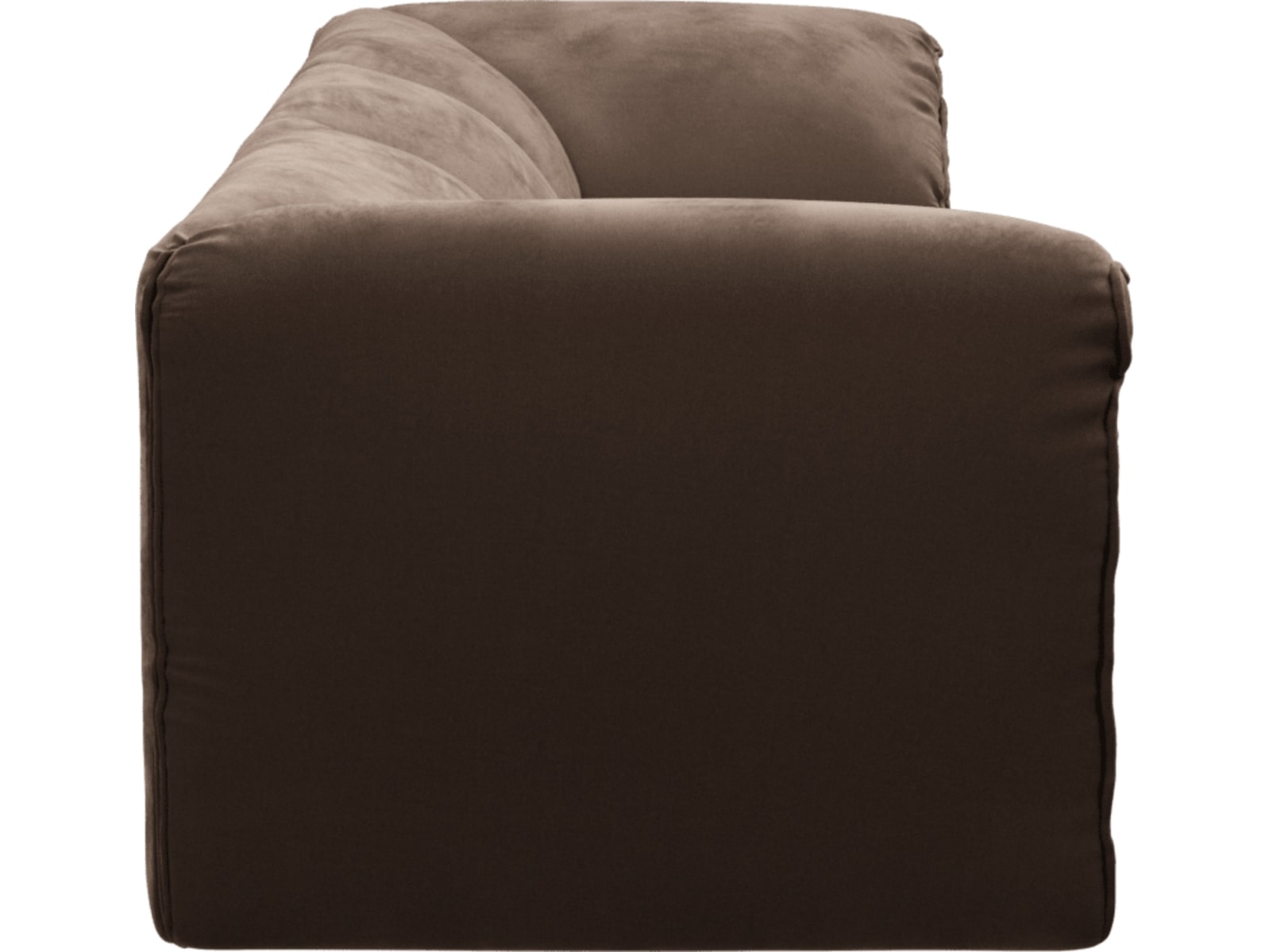 Kai Muse Chocolate Modular Sofa - 3 Seater color Muse Chocolate