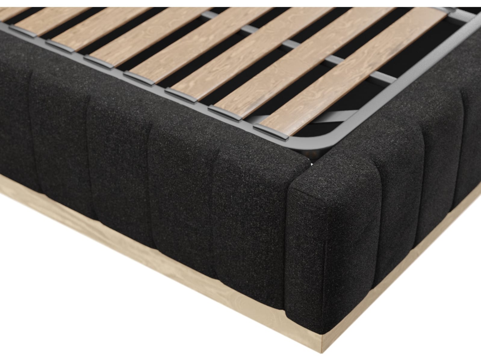 Brentwood Gas Lift Bed California Charcoal color California Charcoal