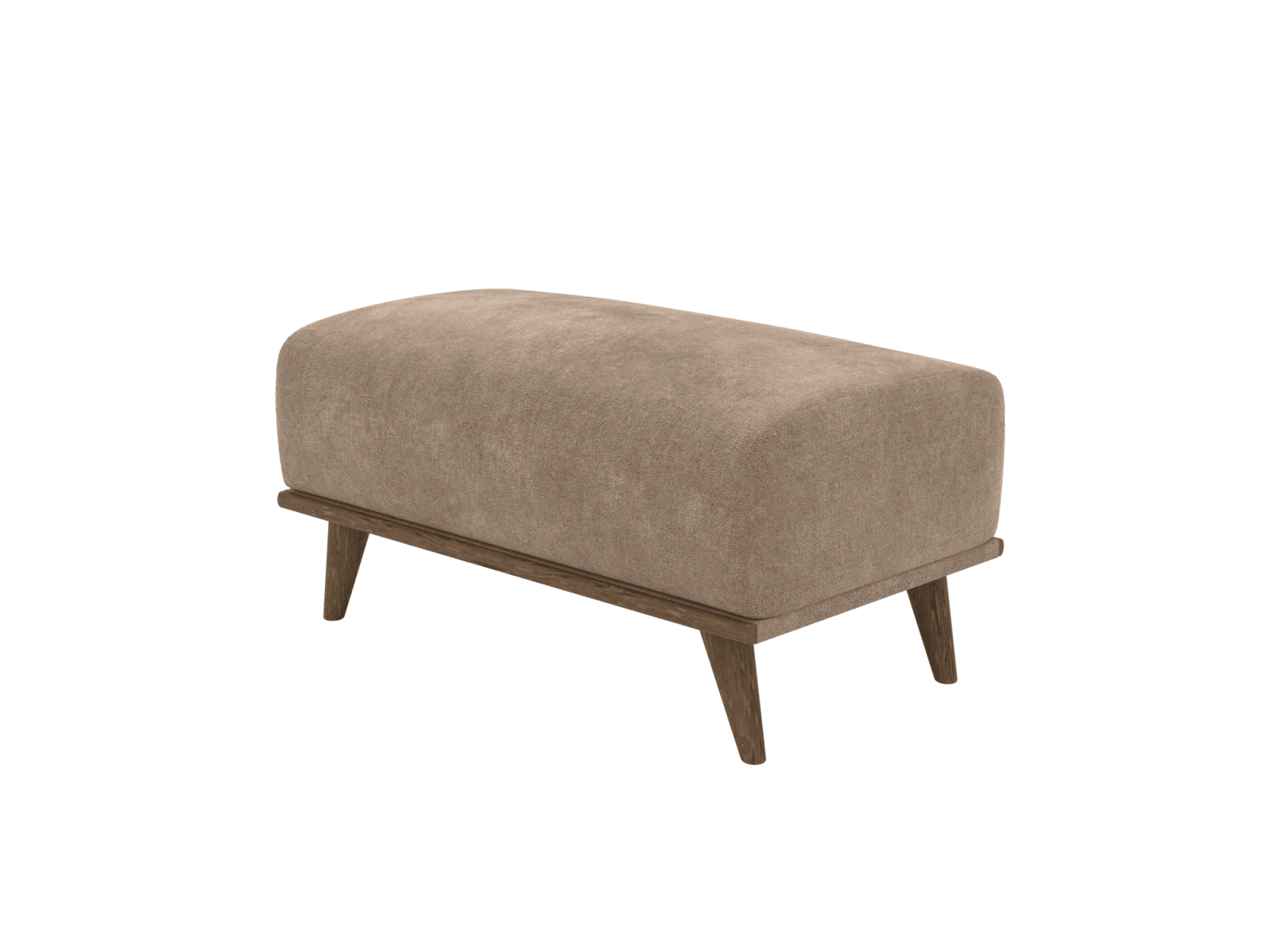Dane Tribute Walnut Ottoman color Tribute Walnut