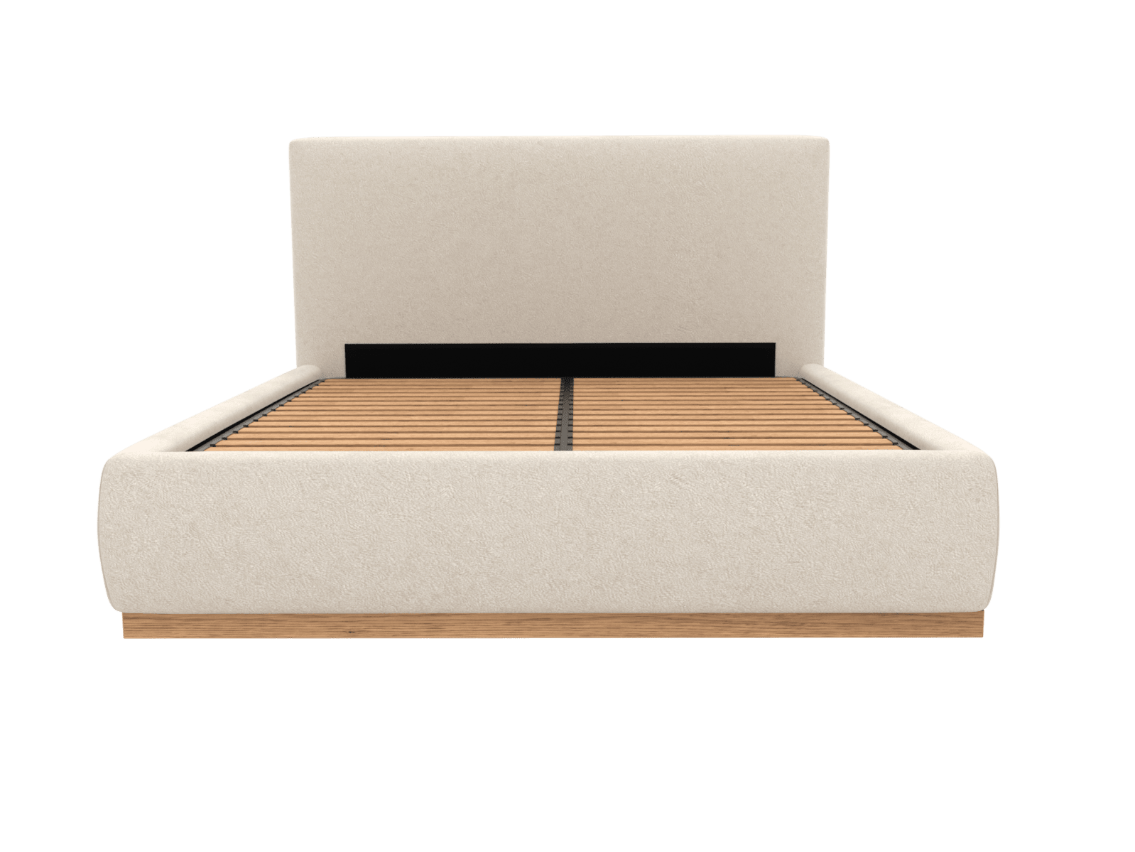 Haven Gas Lift Bed Muse Flax King color Muse Flax