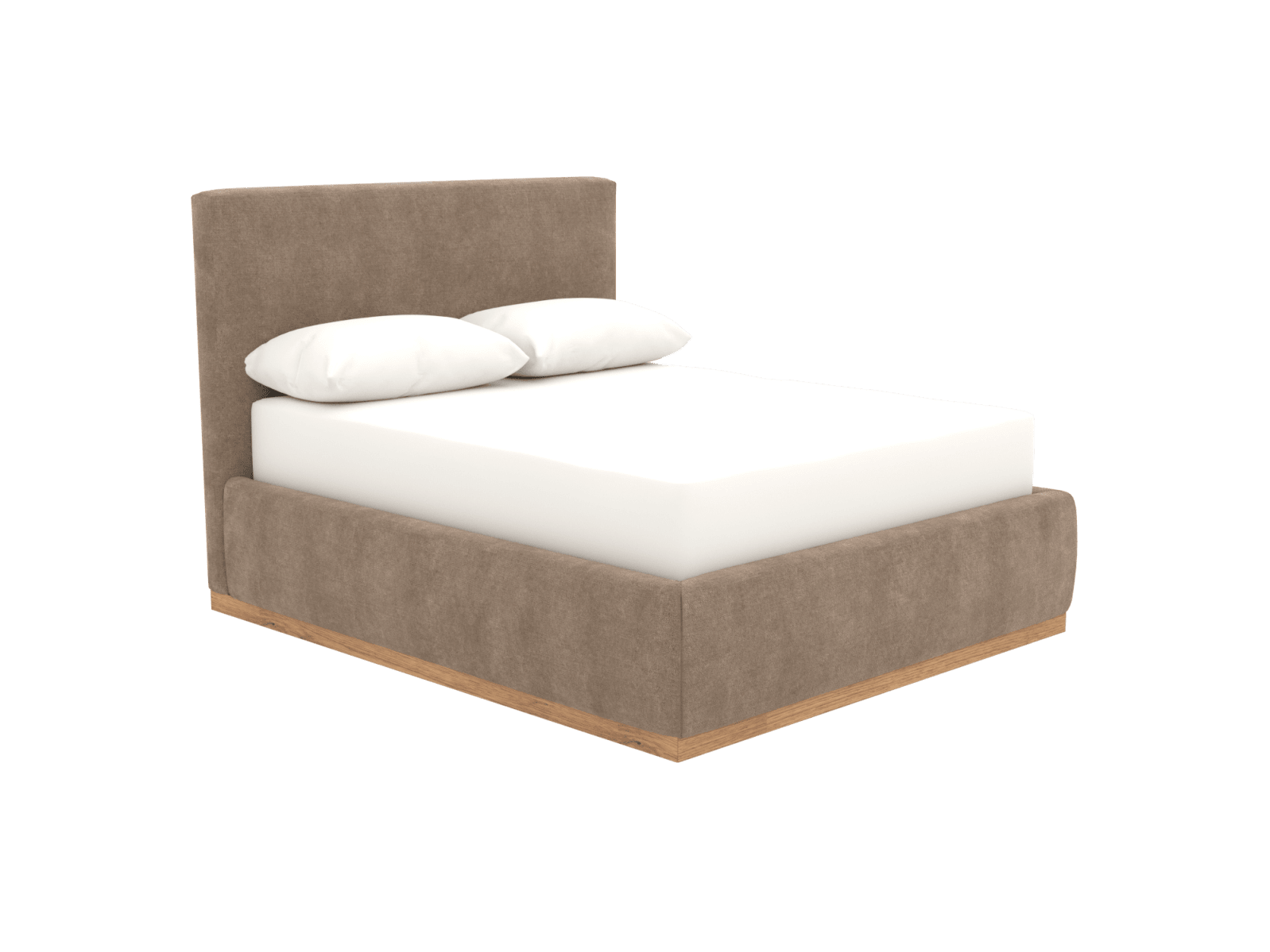 Haven Gas Lift Bed Tribute Walnut Queen color Tribute Walnut